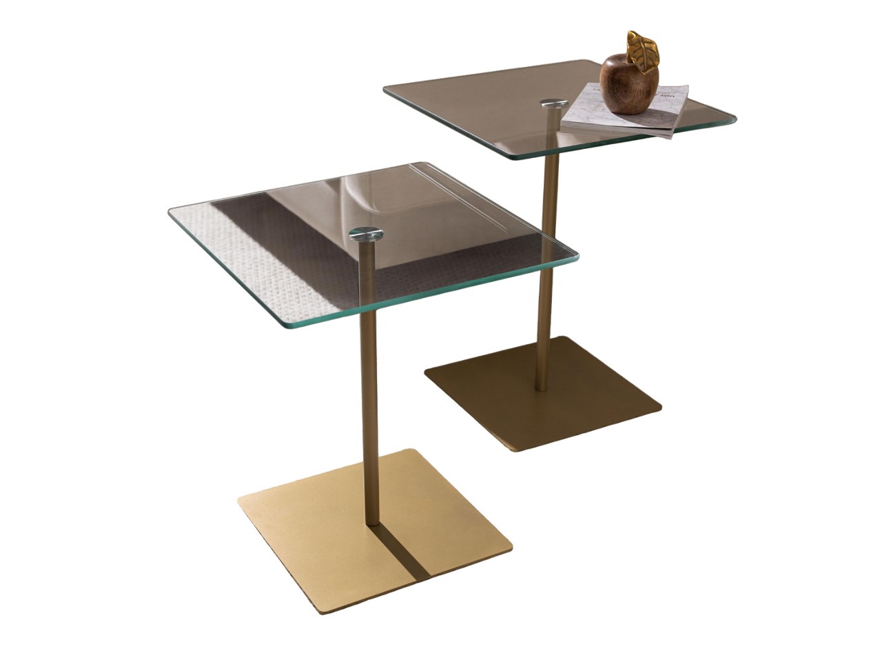 Set pomoćnih stolića Kailua 2639 (Zlatna)