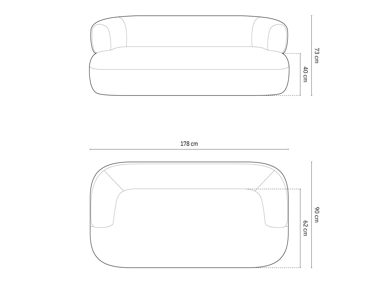 Sofa Beckley 143 (New or Never 92)