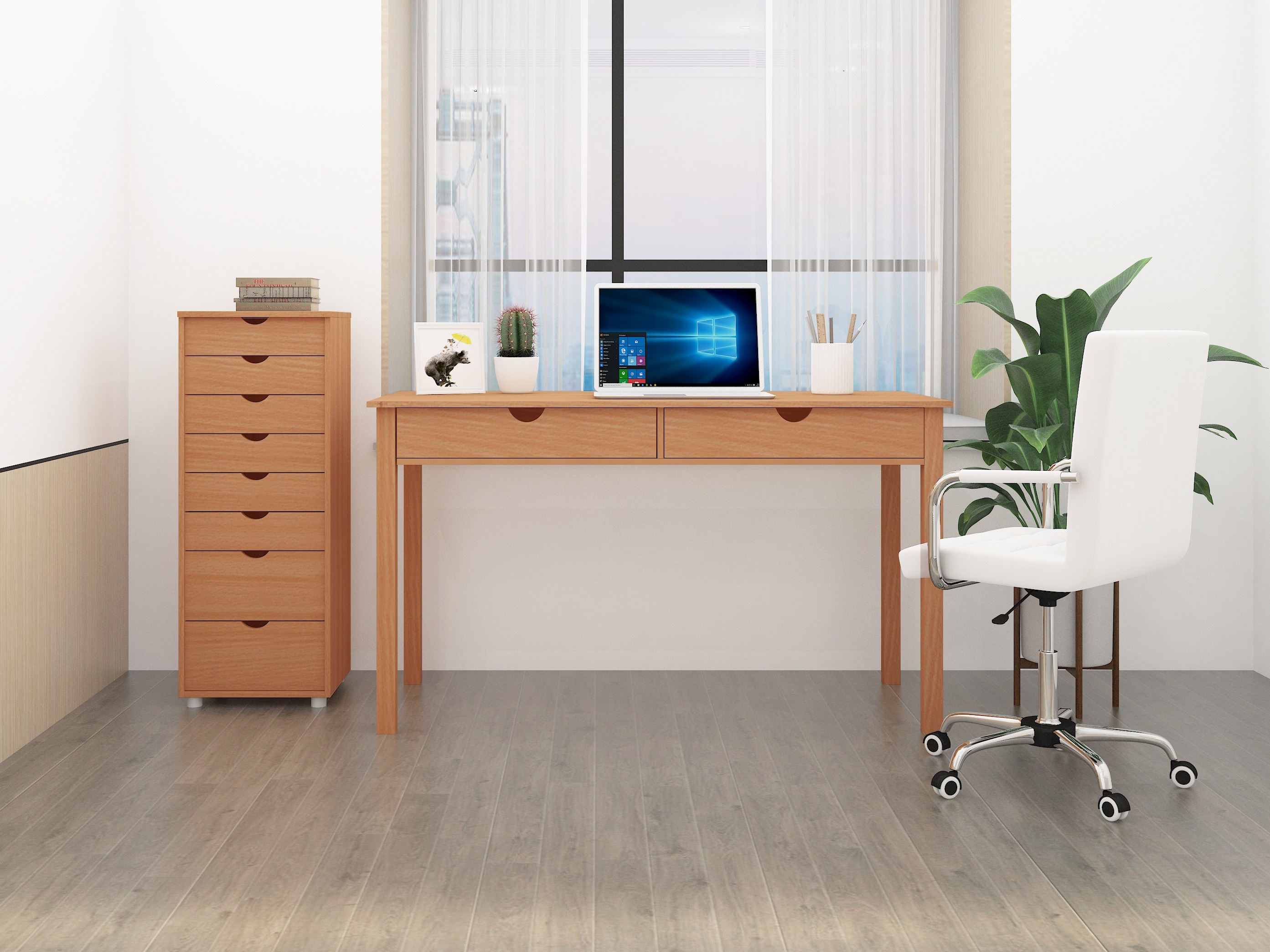 Uredski stol Denton 134 (Svijetlo drvo)