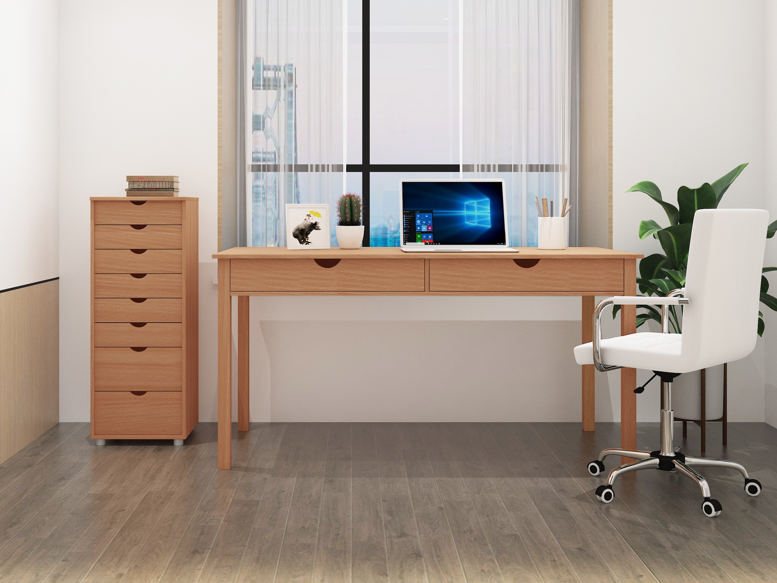 Uredski stol Denton 592 (Svijetlo drvo)