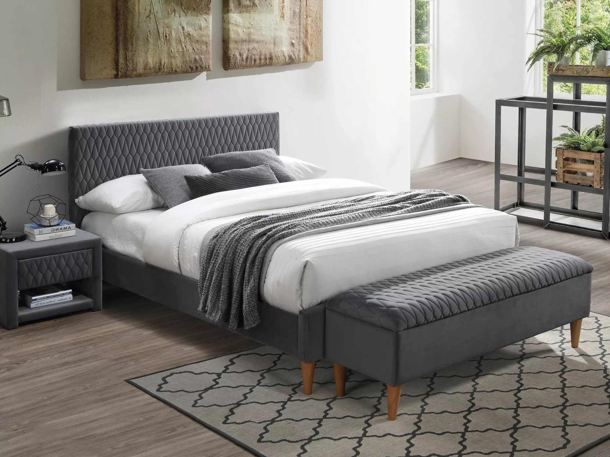 Krevet Detroit 807 (Siva)