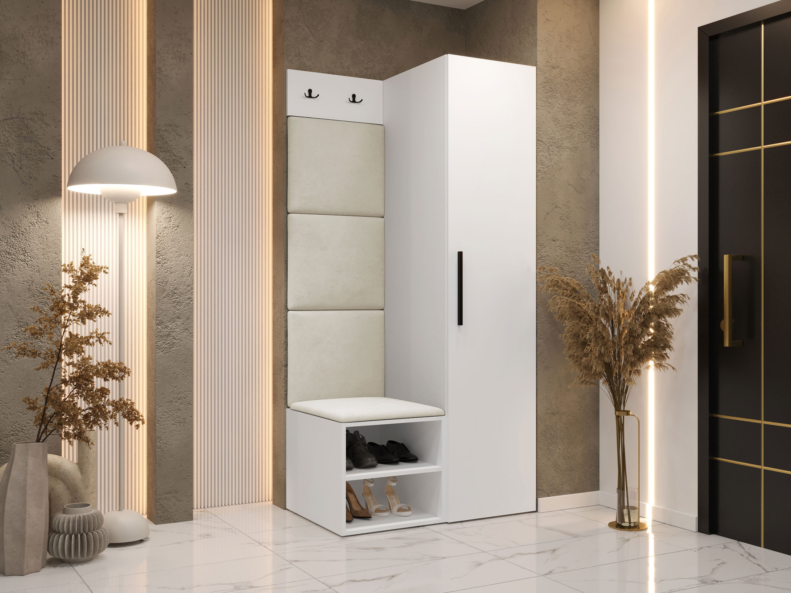 Set za hodnik Hartford 524 (Bijela)