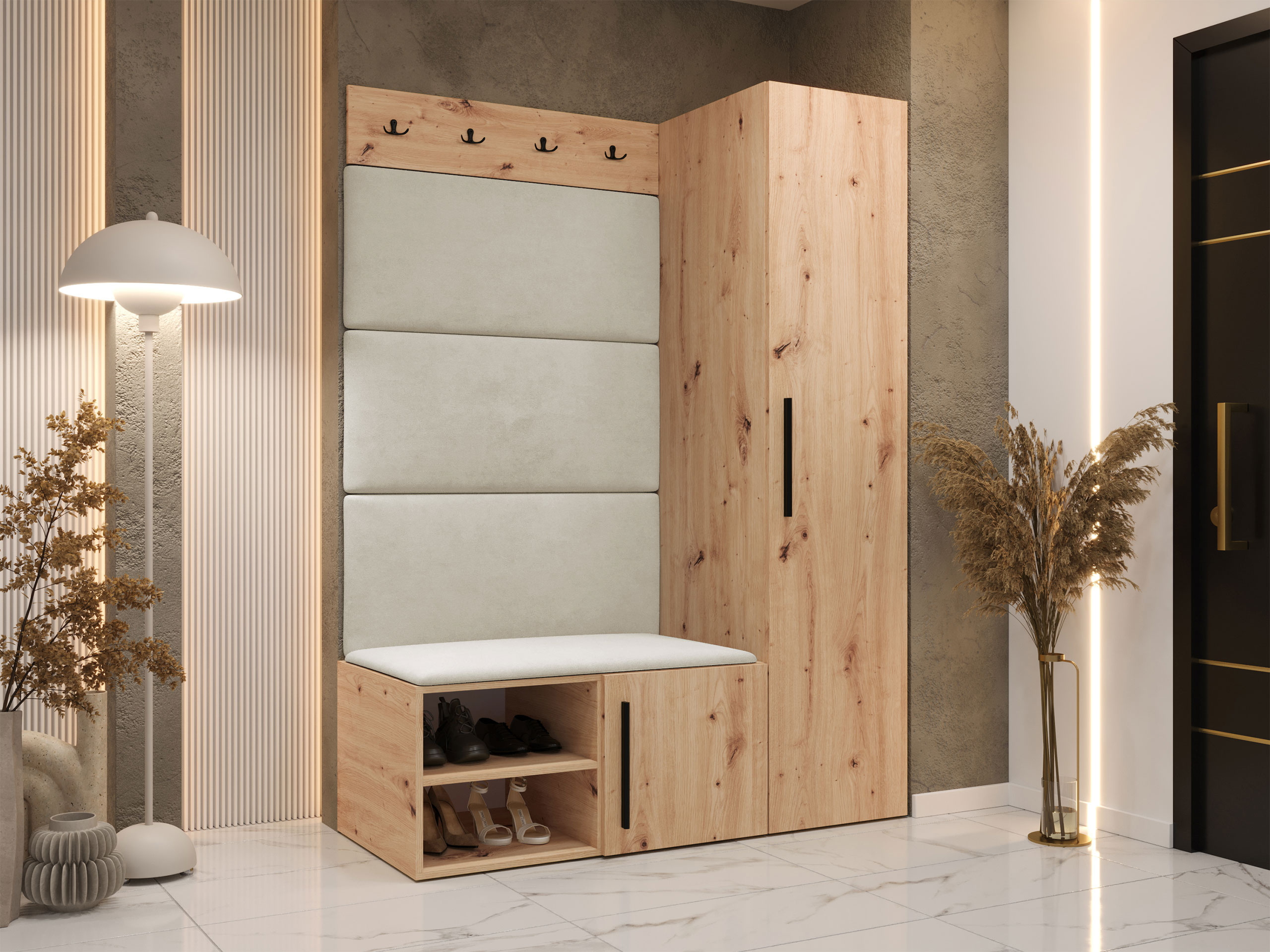 Set za hodnik Hartford 525 (Artisan hrast)