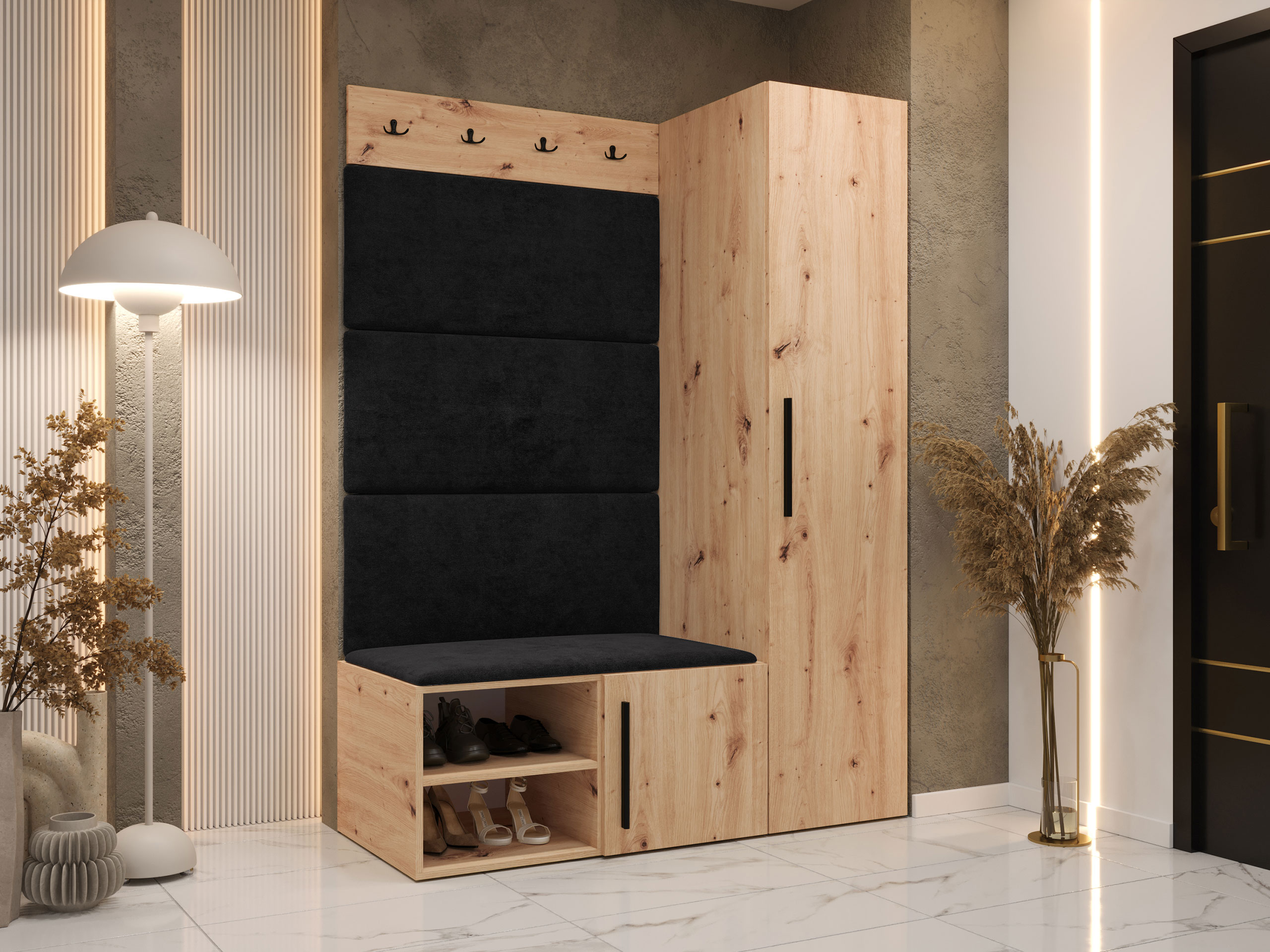 Set za hodnik Hartford 525 (Artisan hrast)