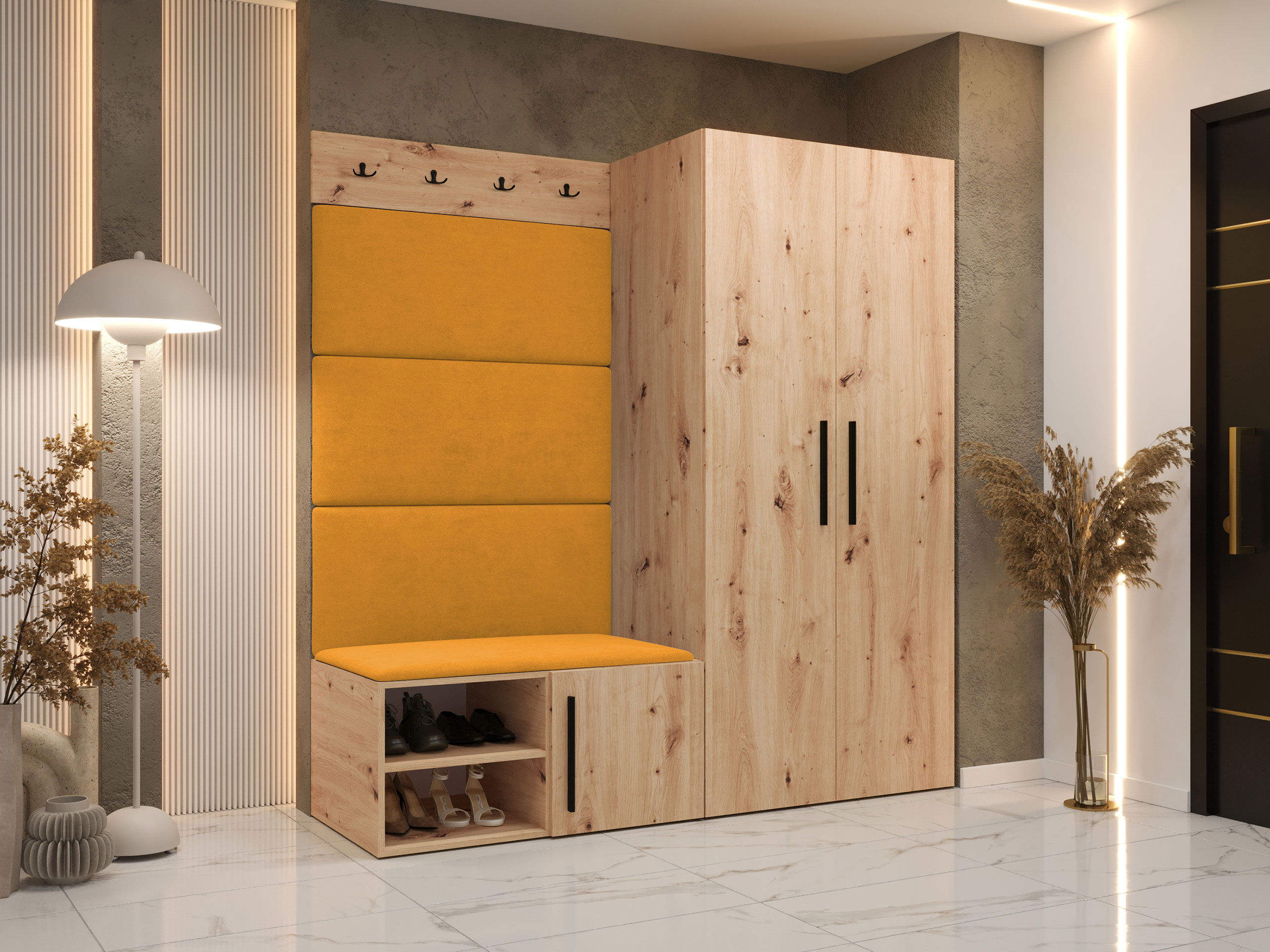 Set za hodnik Hartford 526 (Artisan hrast)