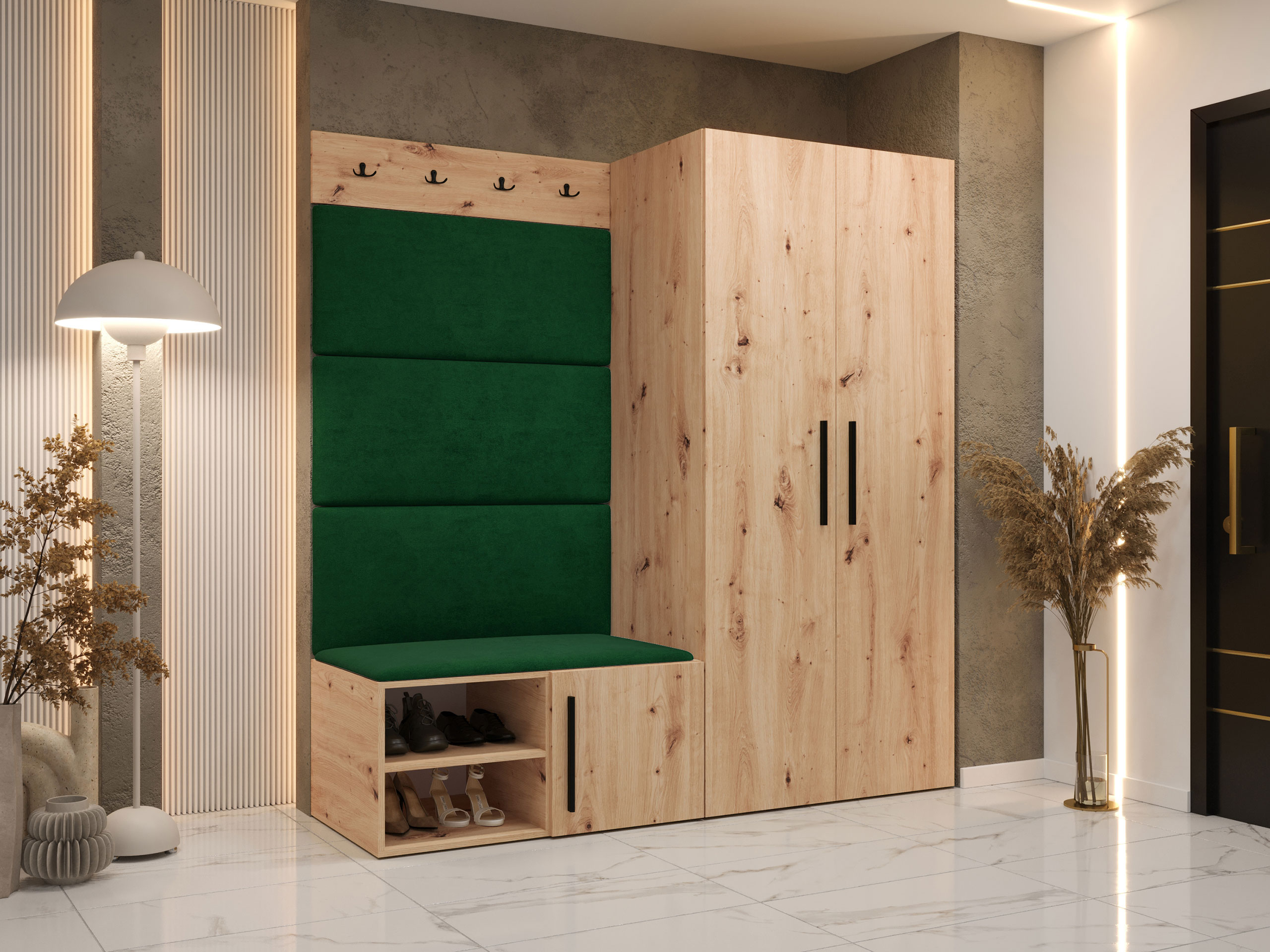 Set za hodnik Hartford 526 (Artisan hrast)