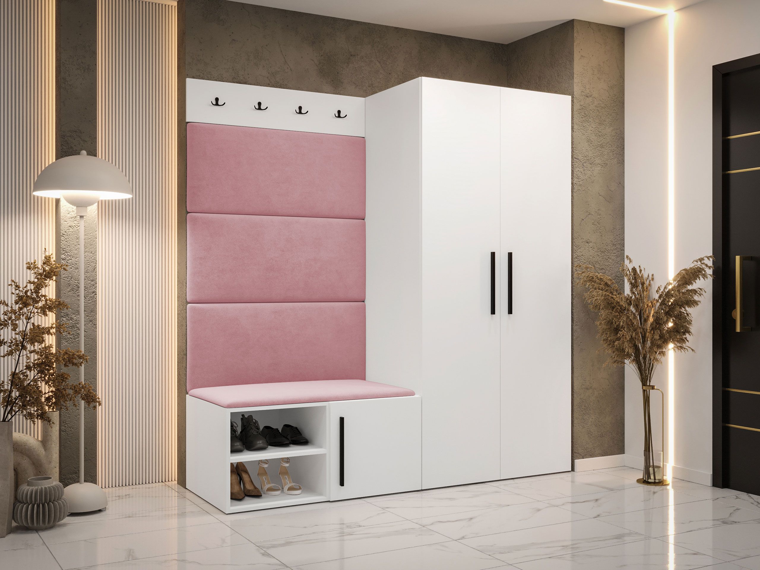 Set za hodnik Hartford 526 (Bijela)