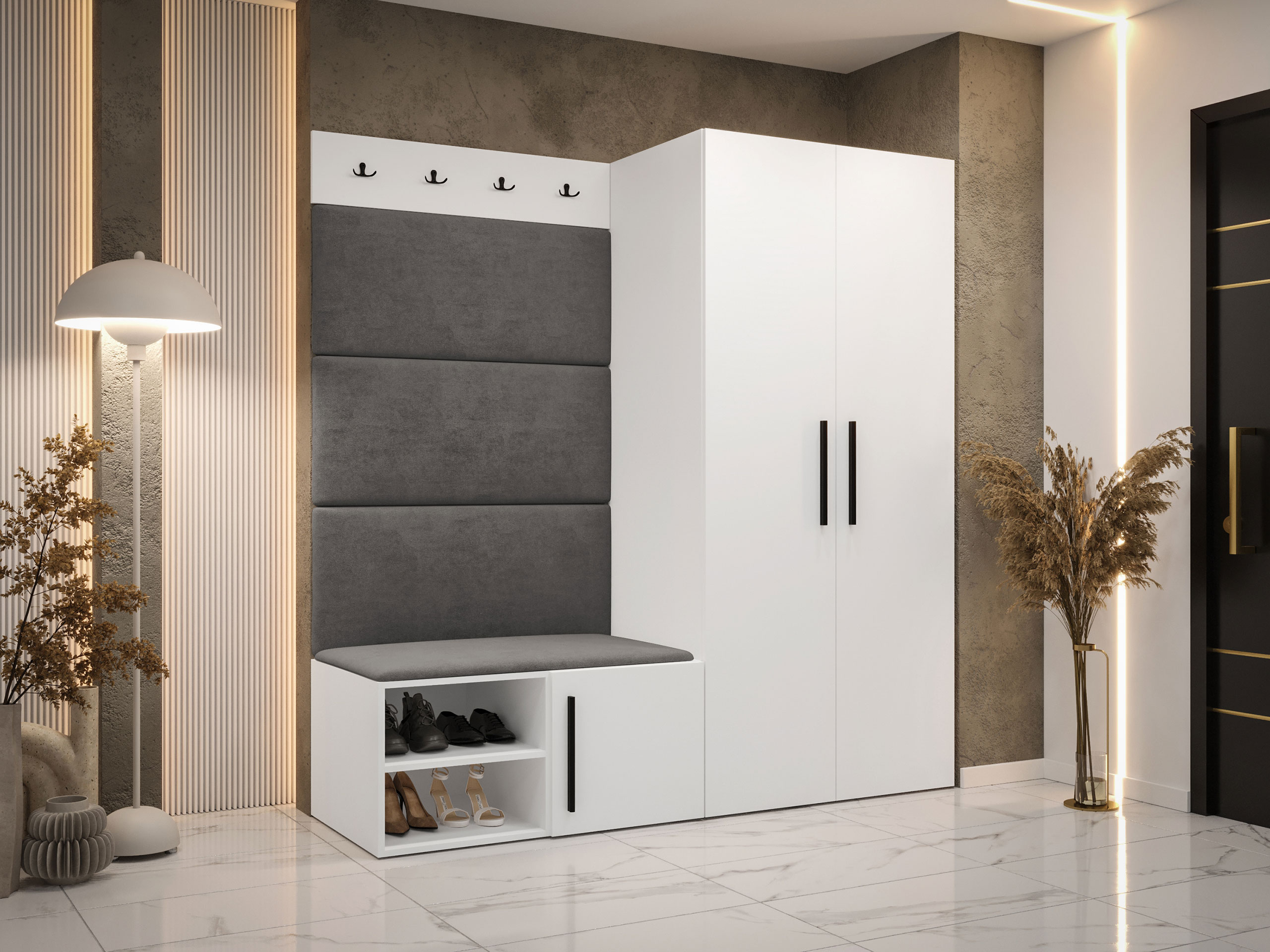 Set za hodnik Hartford 526 (Bijela)