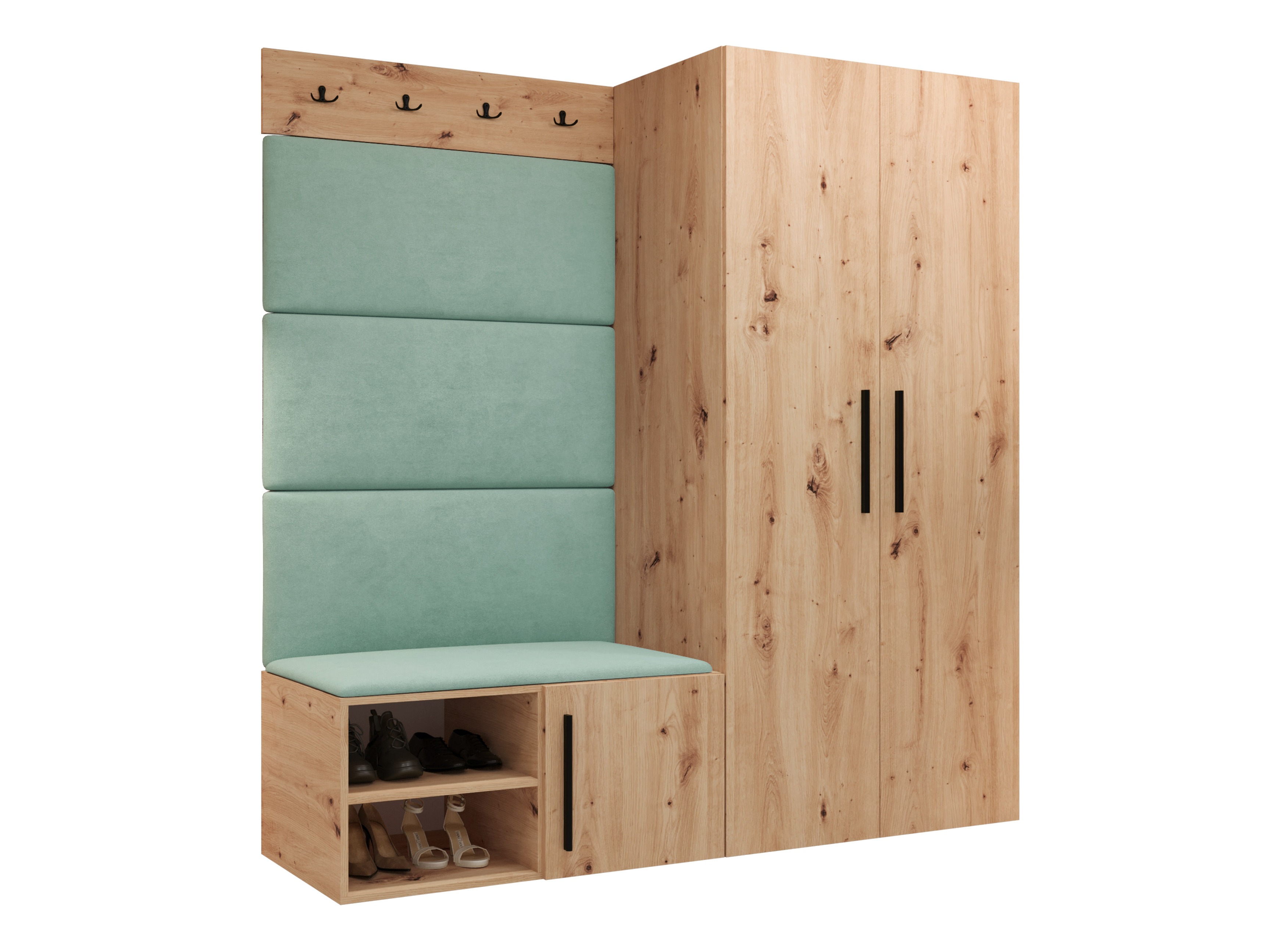 Set za hodnik Hartford 526 (Hrast Artisan)