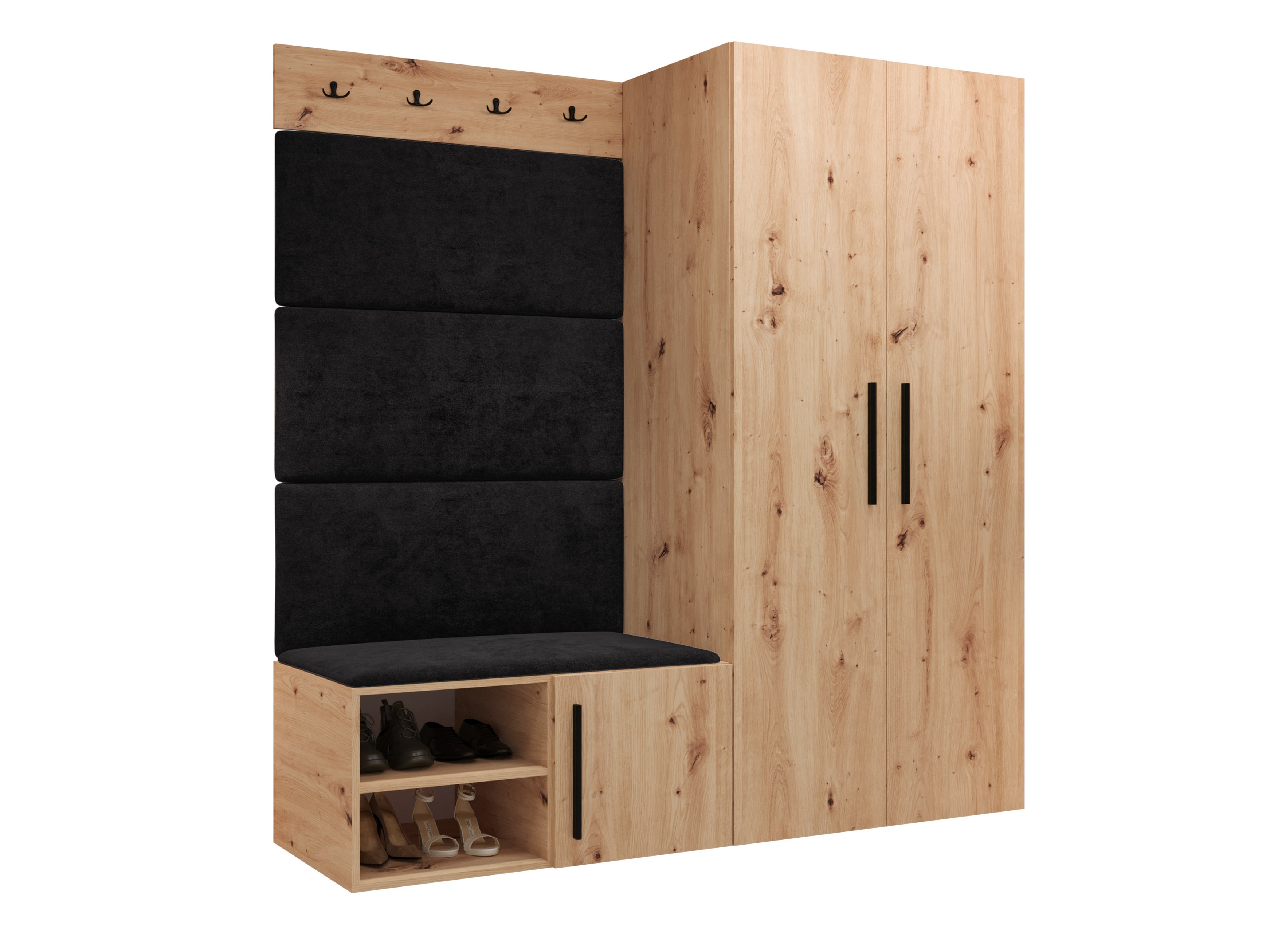 Set za hodnik Hartford 526 (Hrast Artisan)