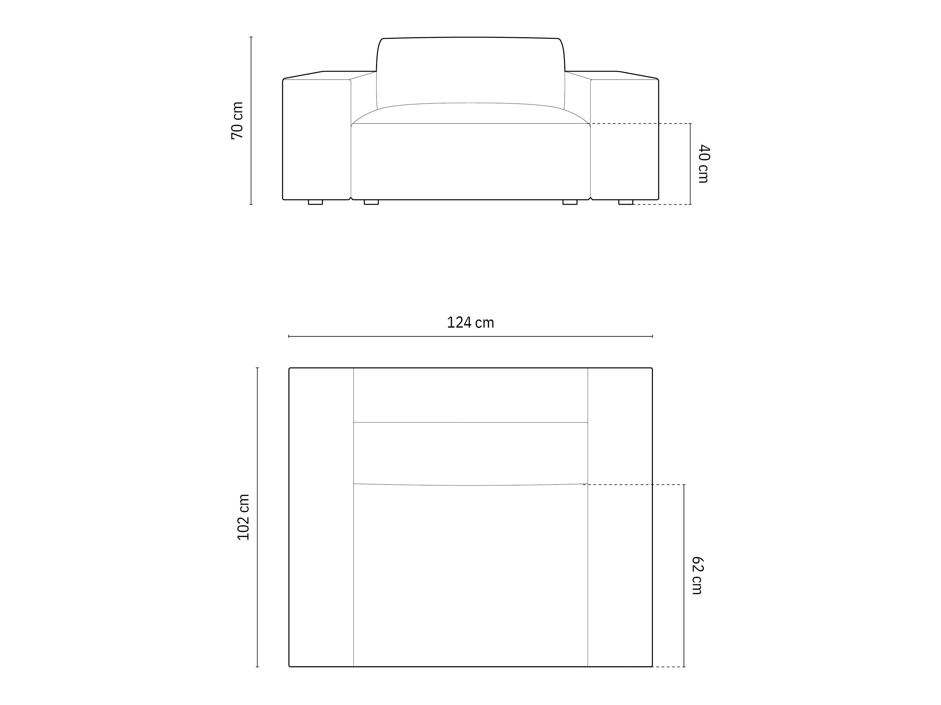 Fotelja Lomcalu 106 (Megan 367)