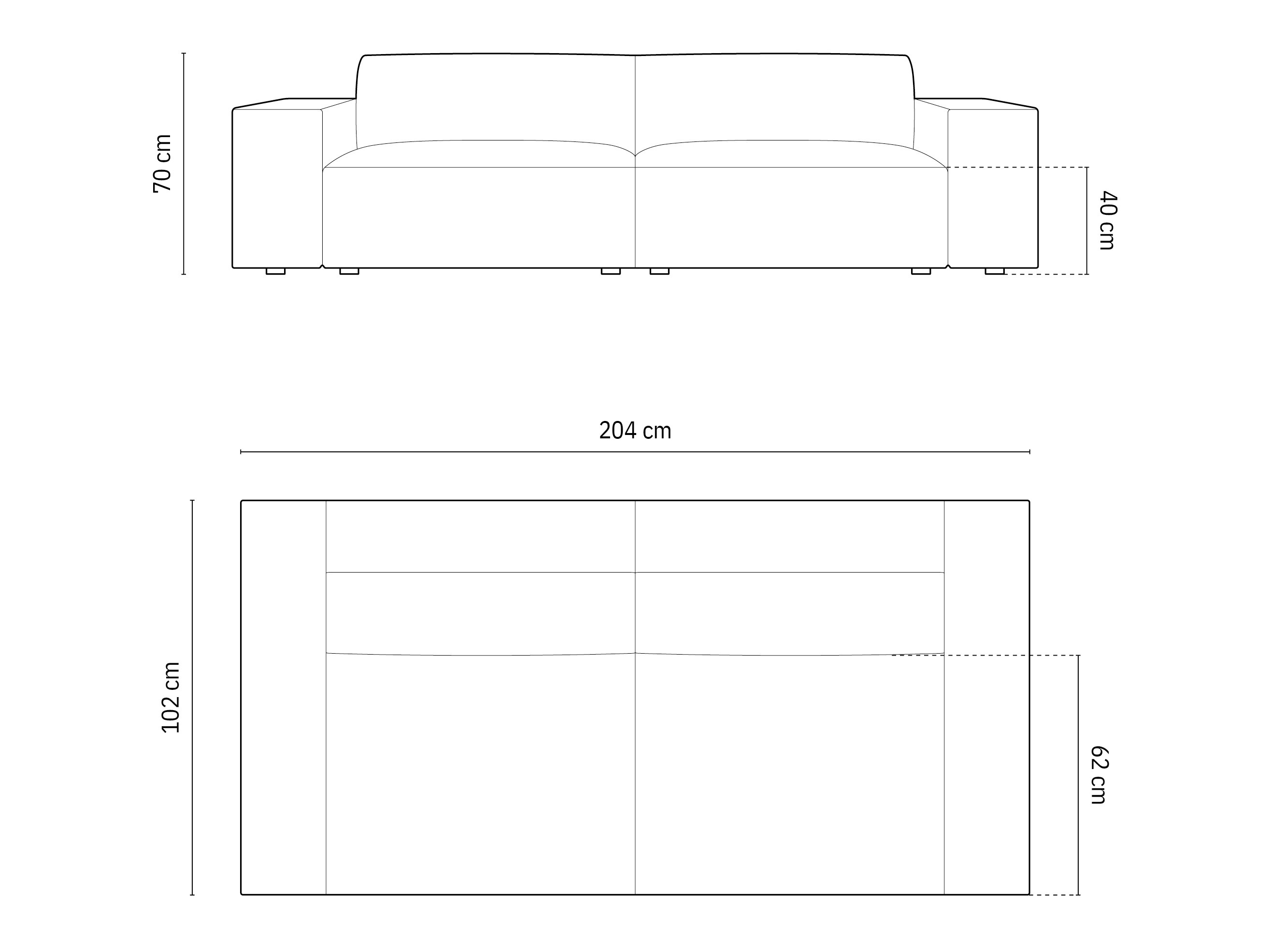 Sofa Lomcalu 107 (Megan 357)
