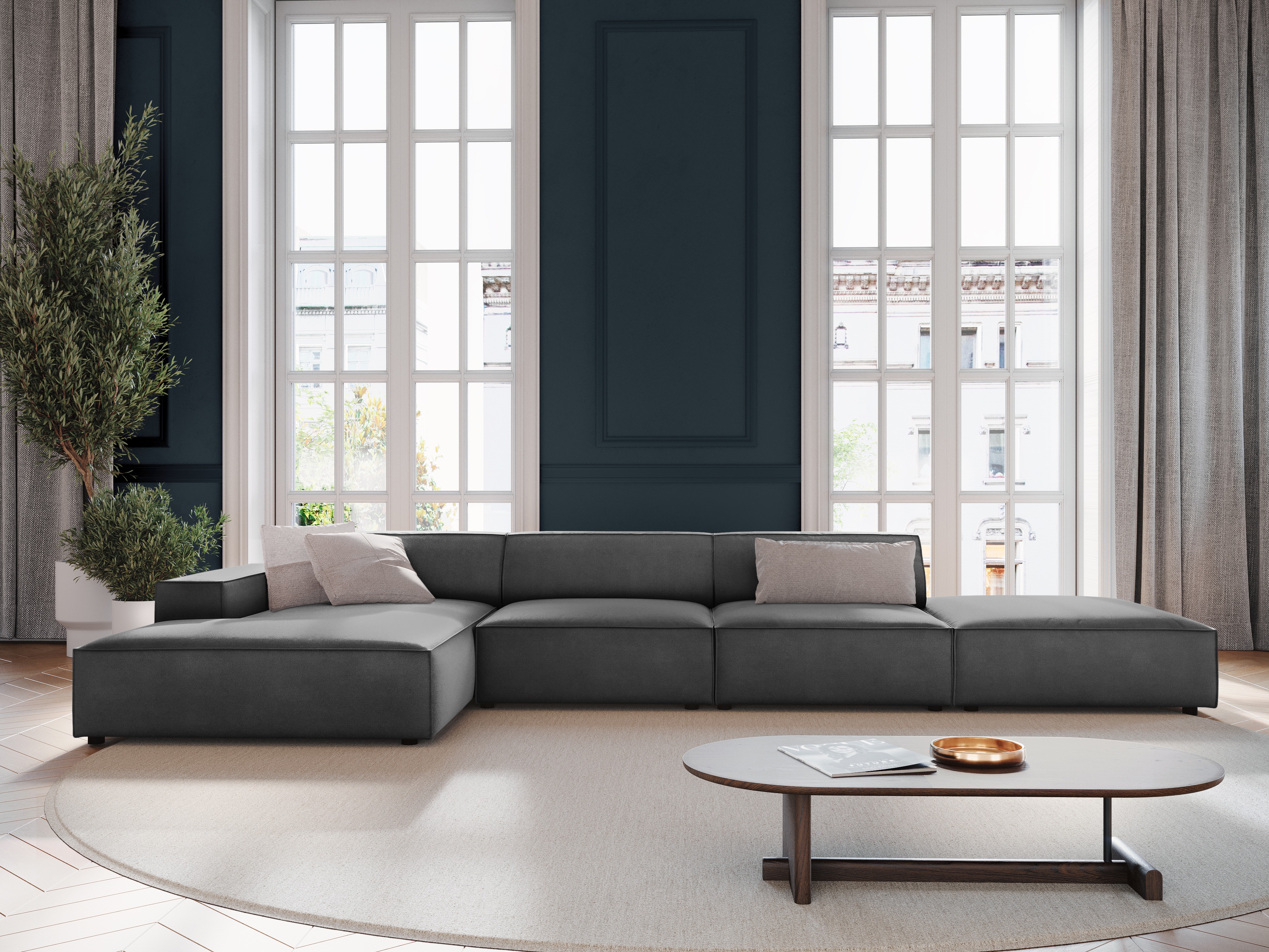 Modularna kutna garnitura Lomcalu 109 (Bluvel 14)