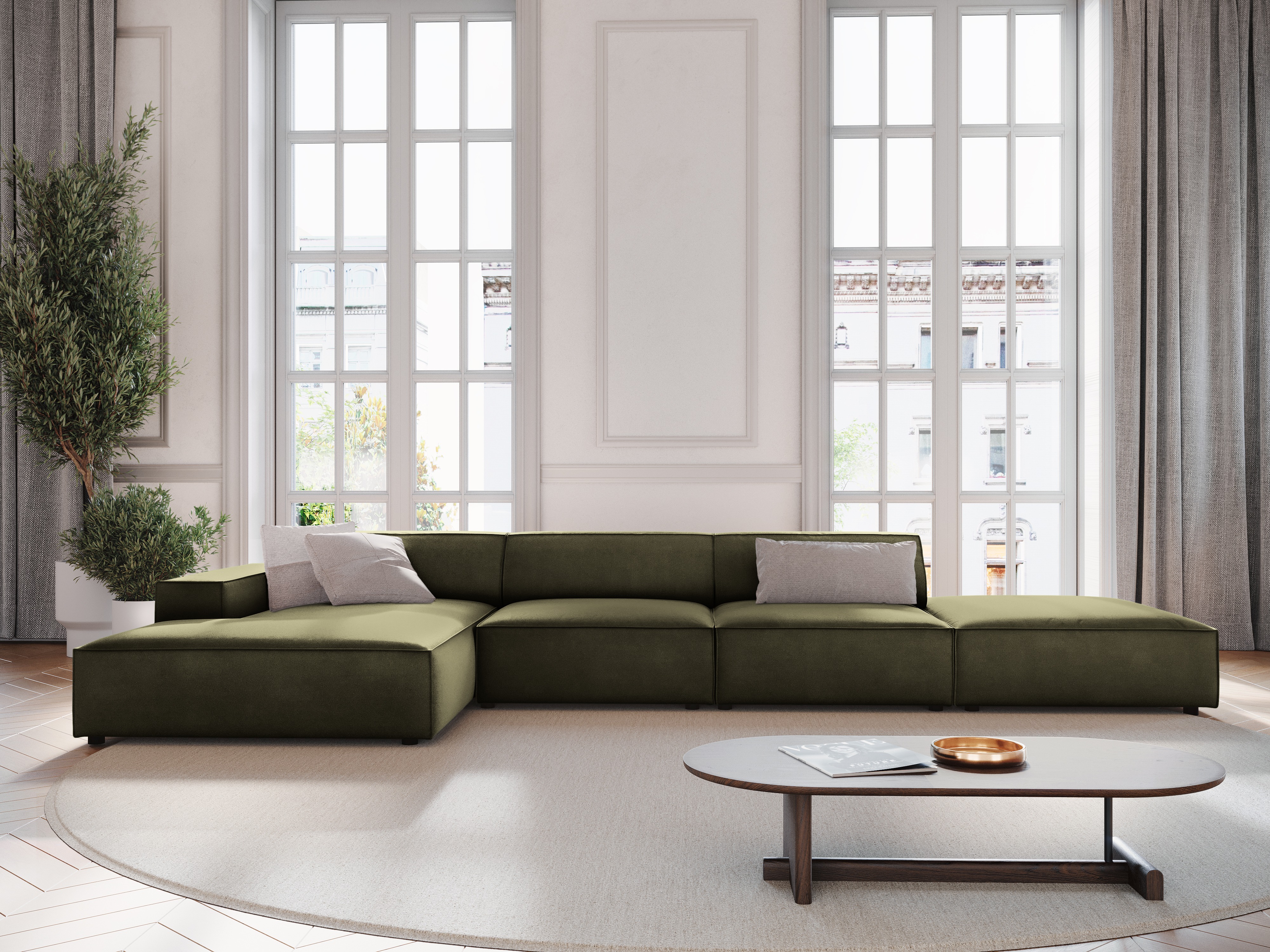 Modularna kutna garnitura Lomcalu 109 (Bluvel 77)
