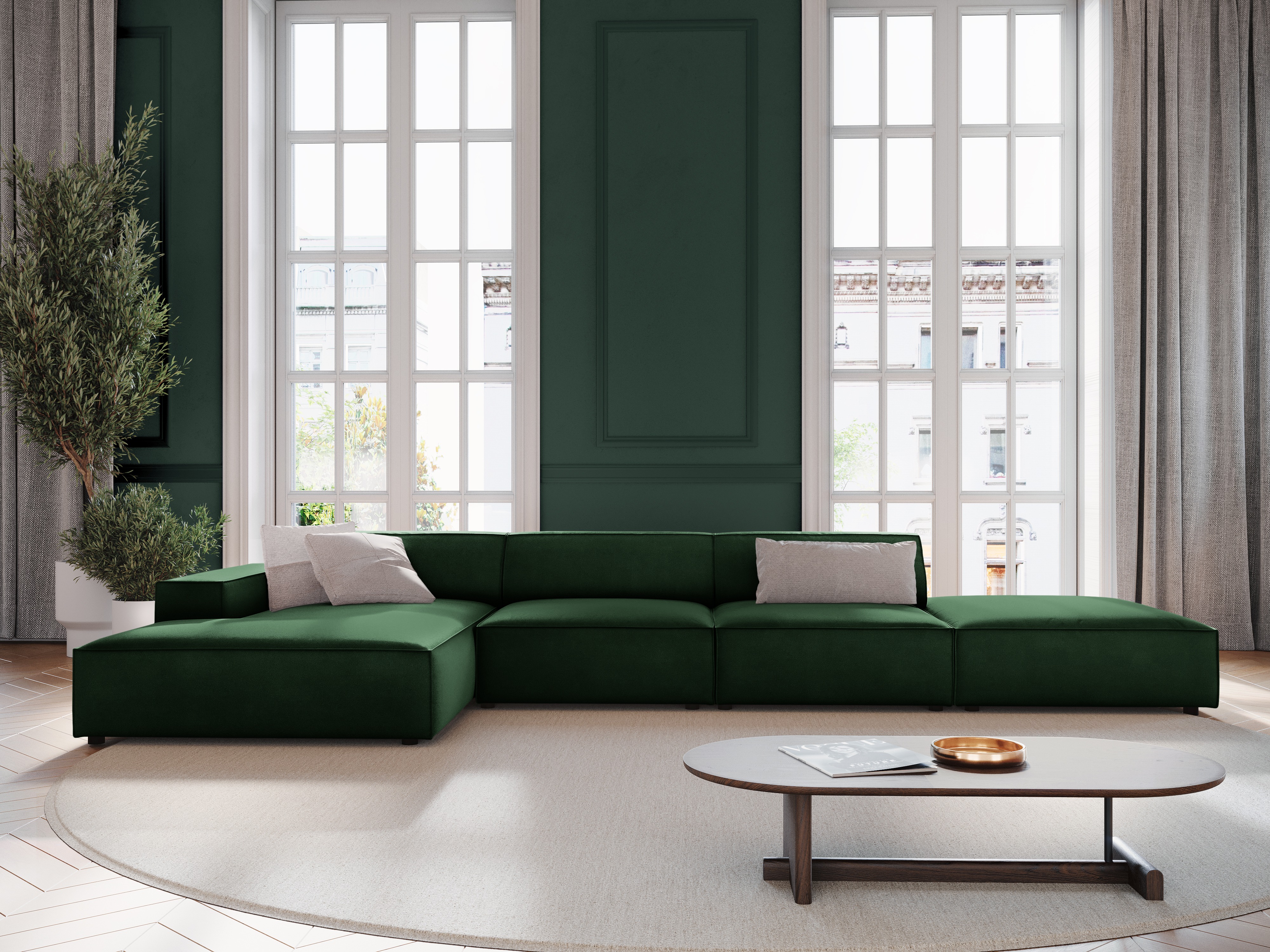 Modularna kutna garnitura Lomcalu 109 (Bluvel 78)