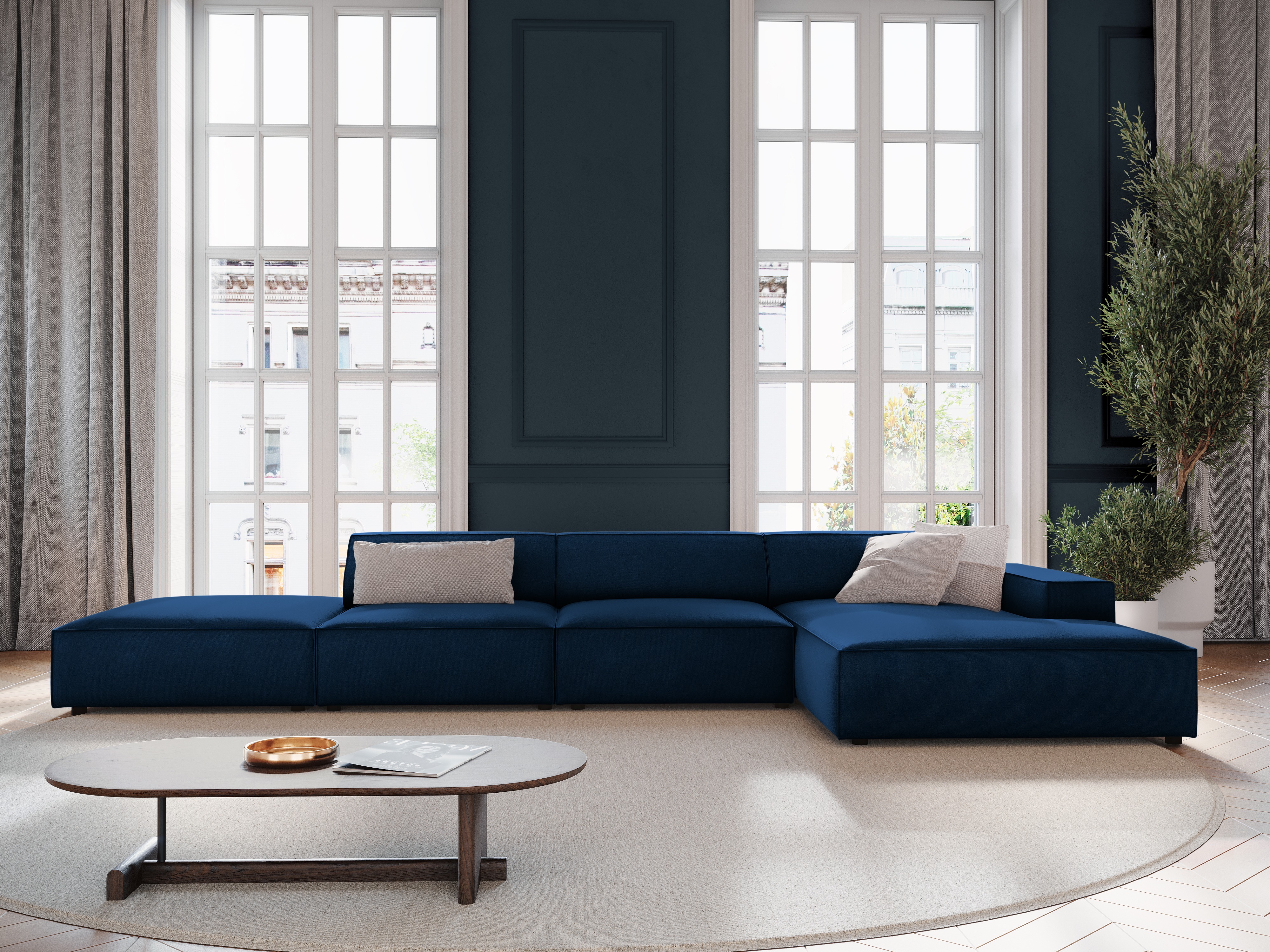Modularna kutna garnitura Lomcalu 109 (Bluvel 86)