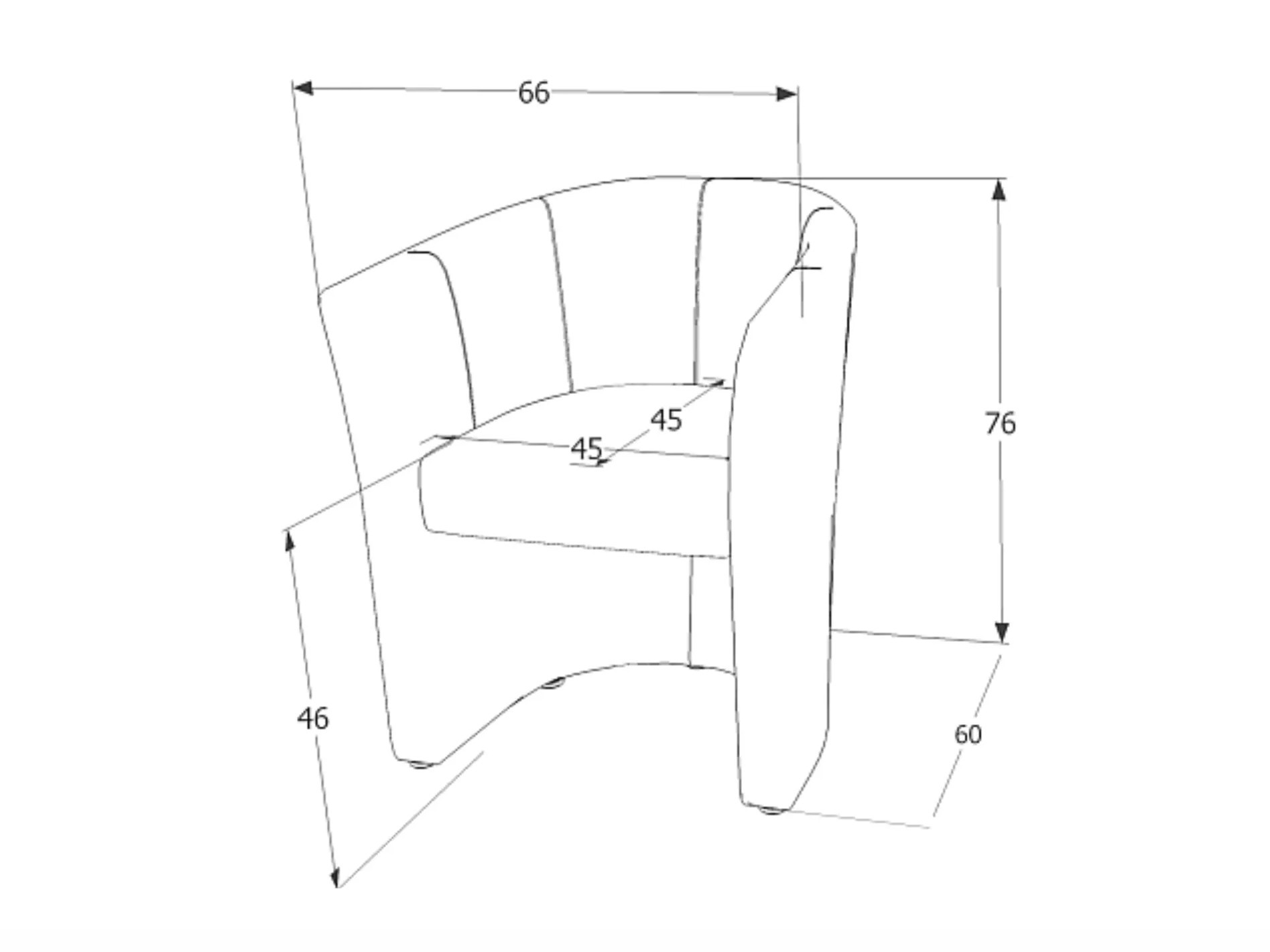 Fotelja Detroit 854 (Svijetlo siva)