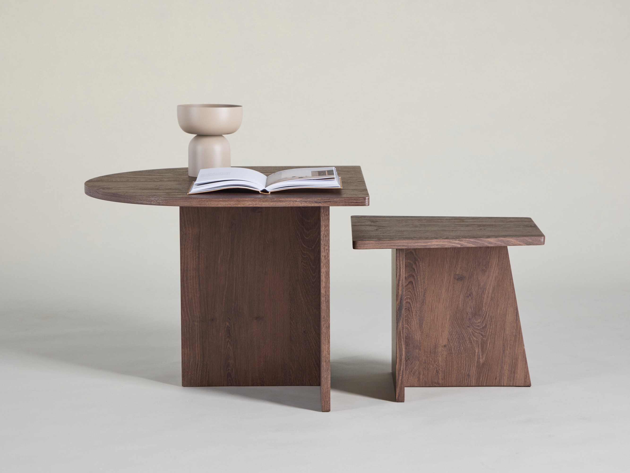 Set stolića za kavu Dallas 4880 (Tamno smeđa)