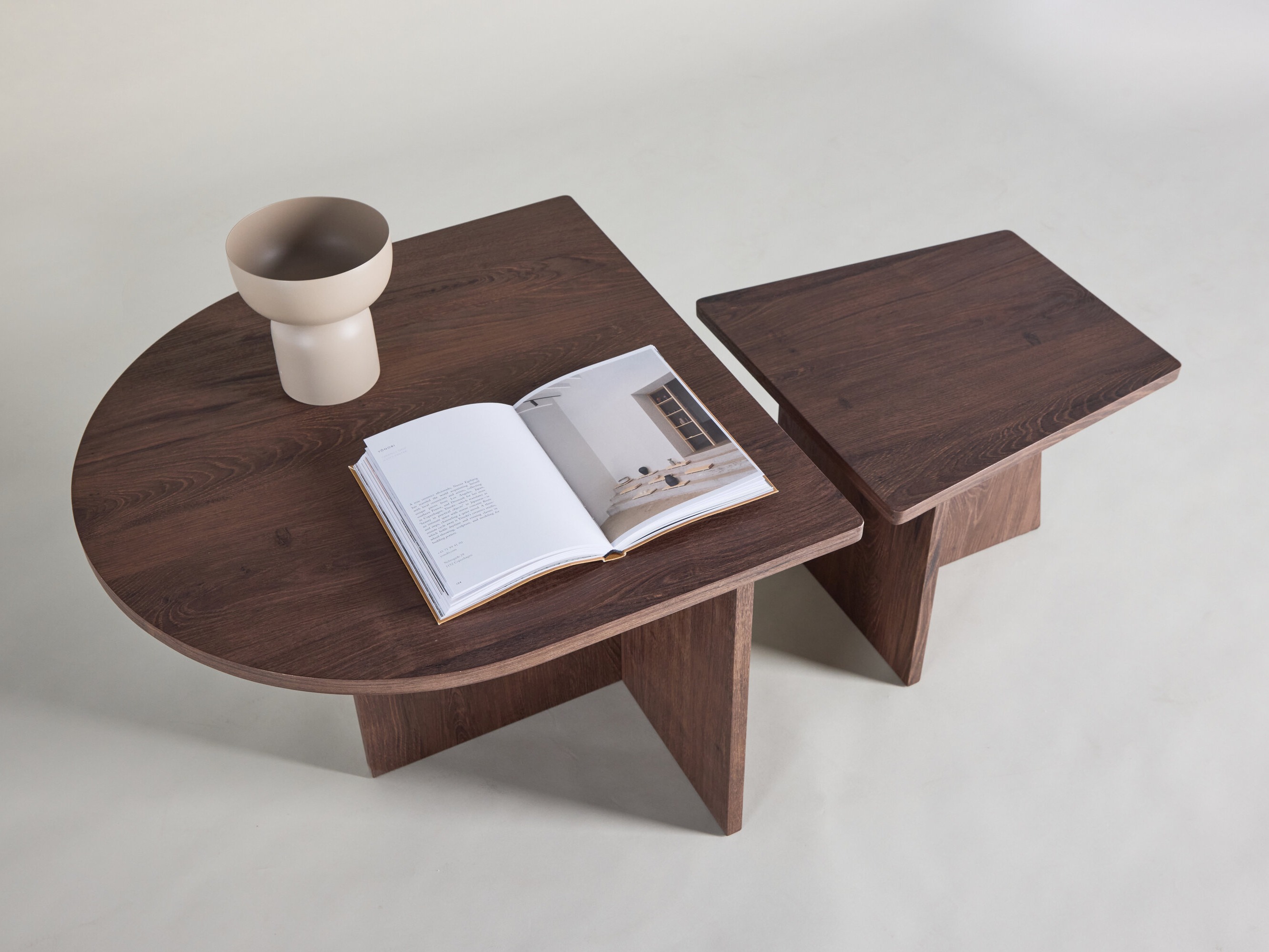 Set stolića za kavu Dallas 4880 (Tamno smeđa)