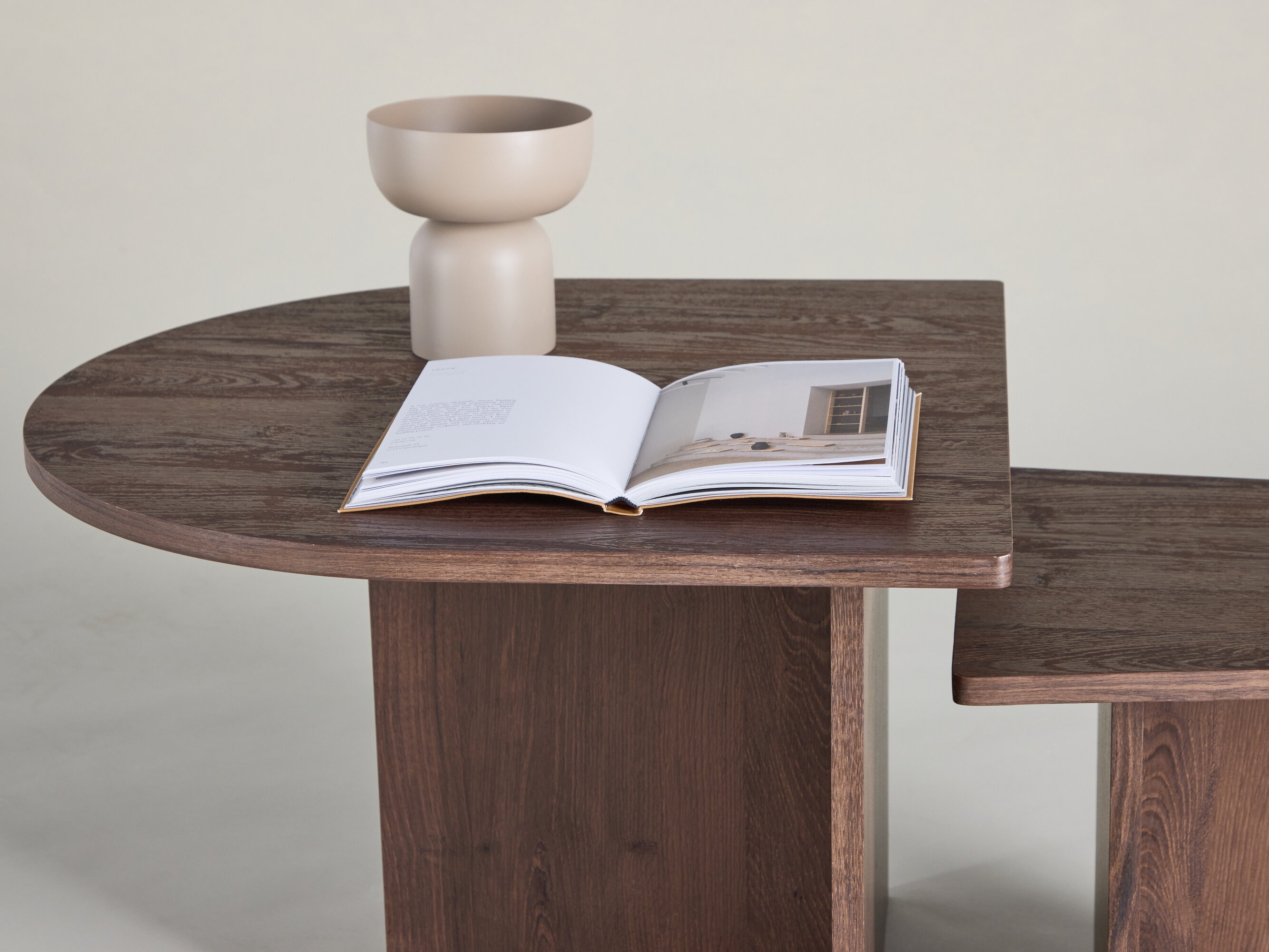 Set stolića za kavu Dallas 4880 (Tamno smeđa)