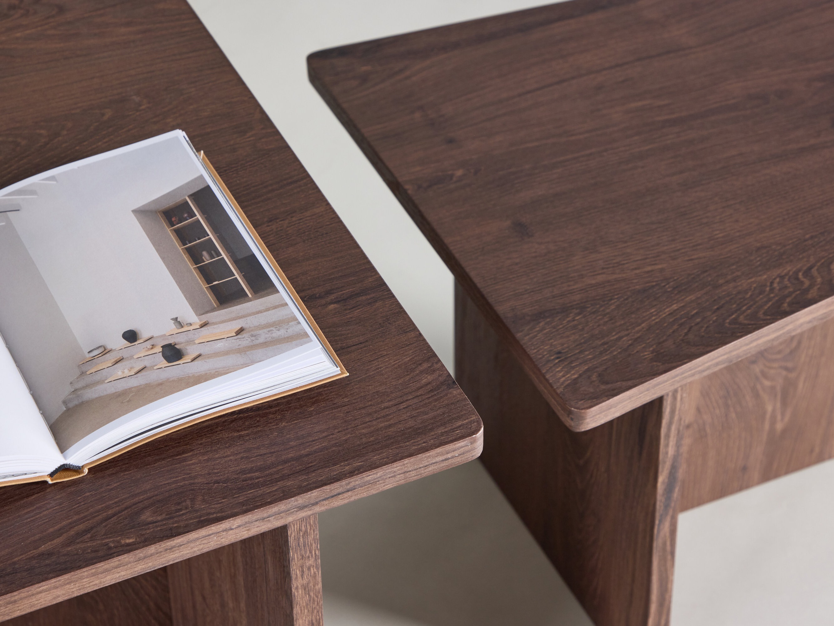 Set stolića za kavu Dallas 4880 (Tamno smeđa)