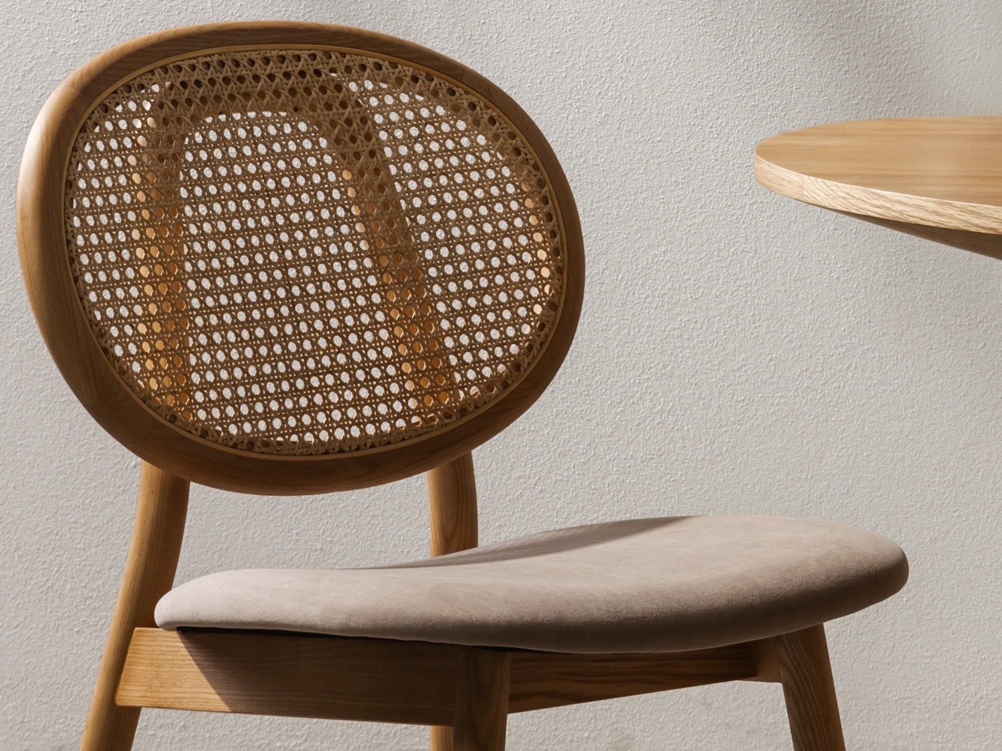 Stolica Burleson 347 (Svijetlo drvo + Svijetlo smeđa)