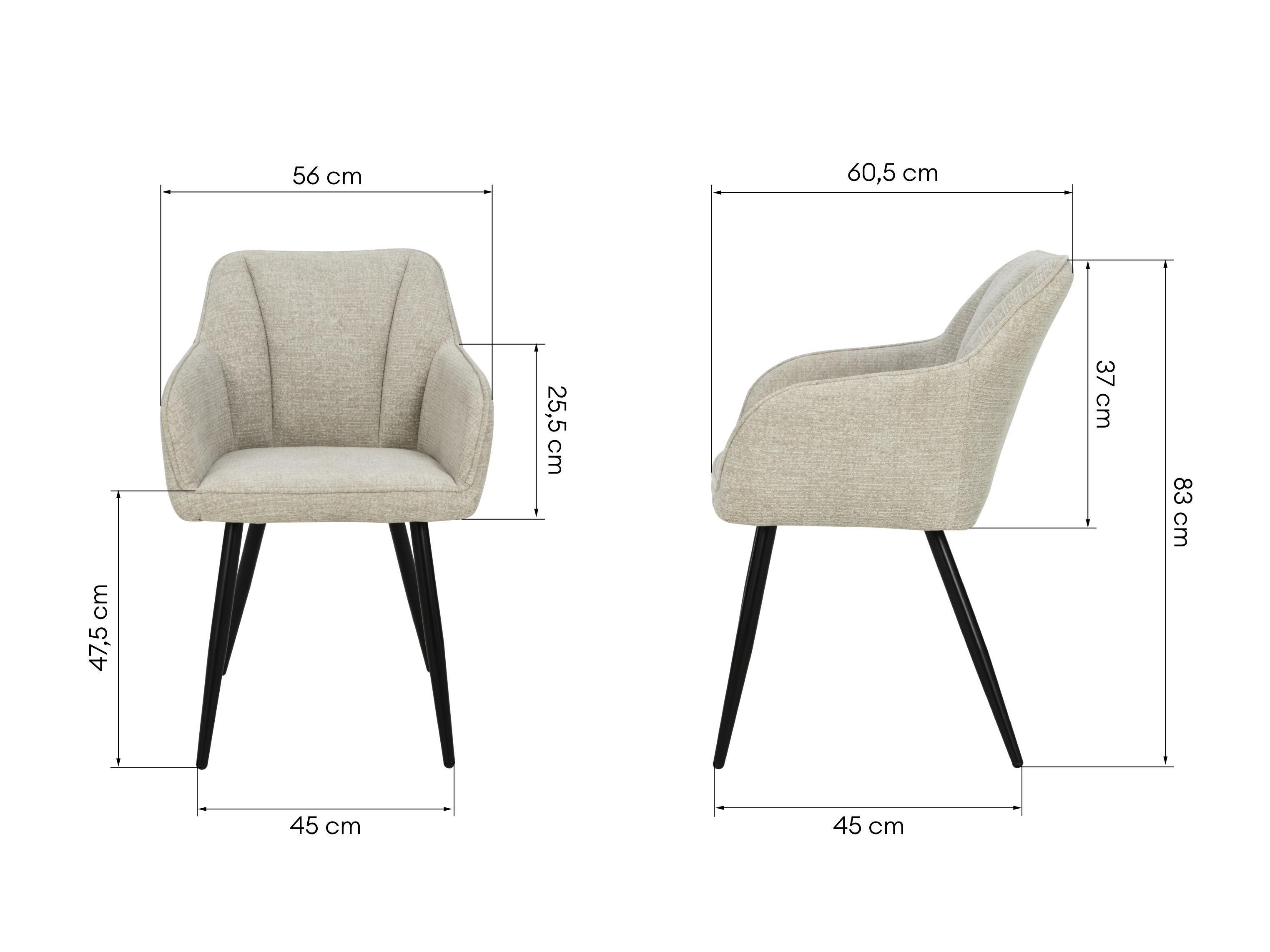 Stolica Burleson 441 (Bež)