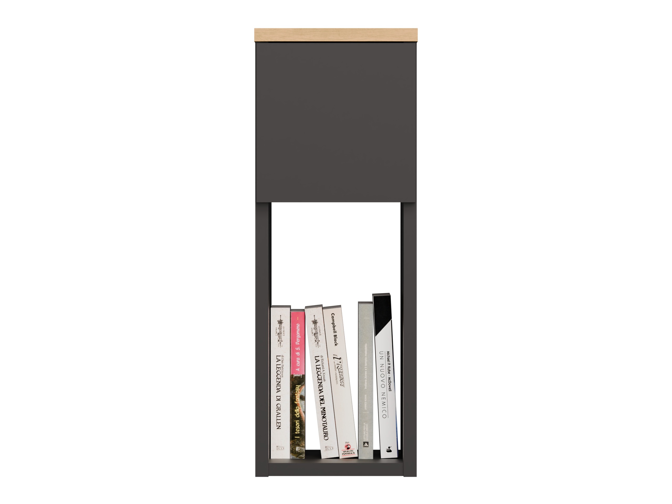 Noćni ormarić Mandeville 304 (Antracit + Hrast Artisan)