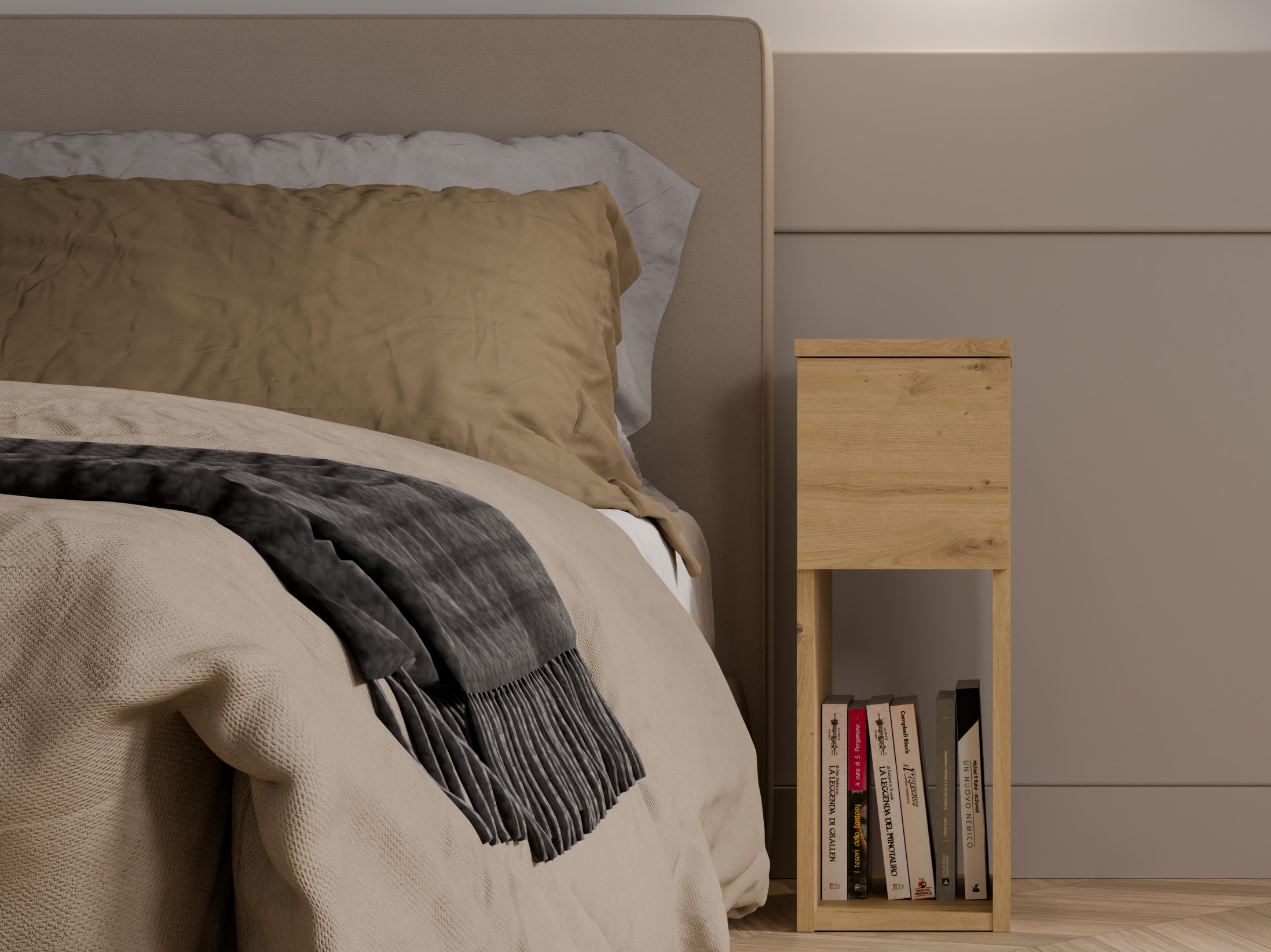 Noćni ormarić Mandeville 304 (Hrast Artisan)