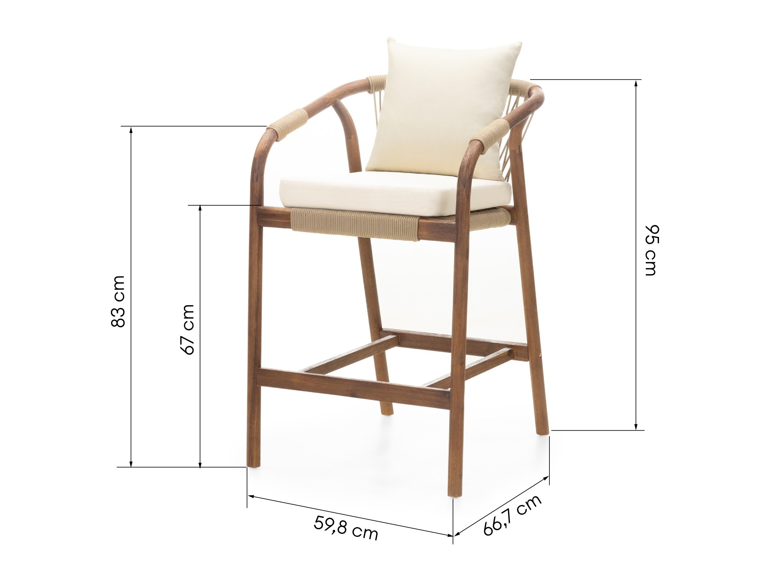 Vrtna barska stolica Burleson 358