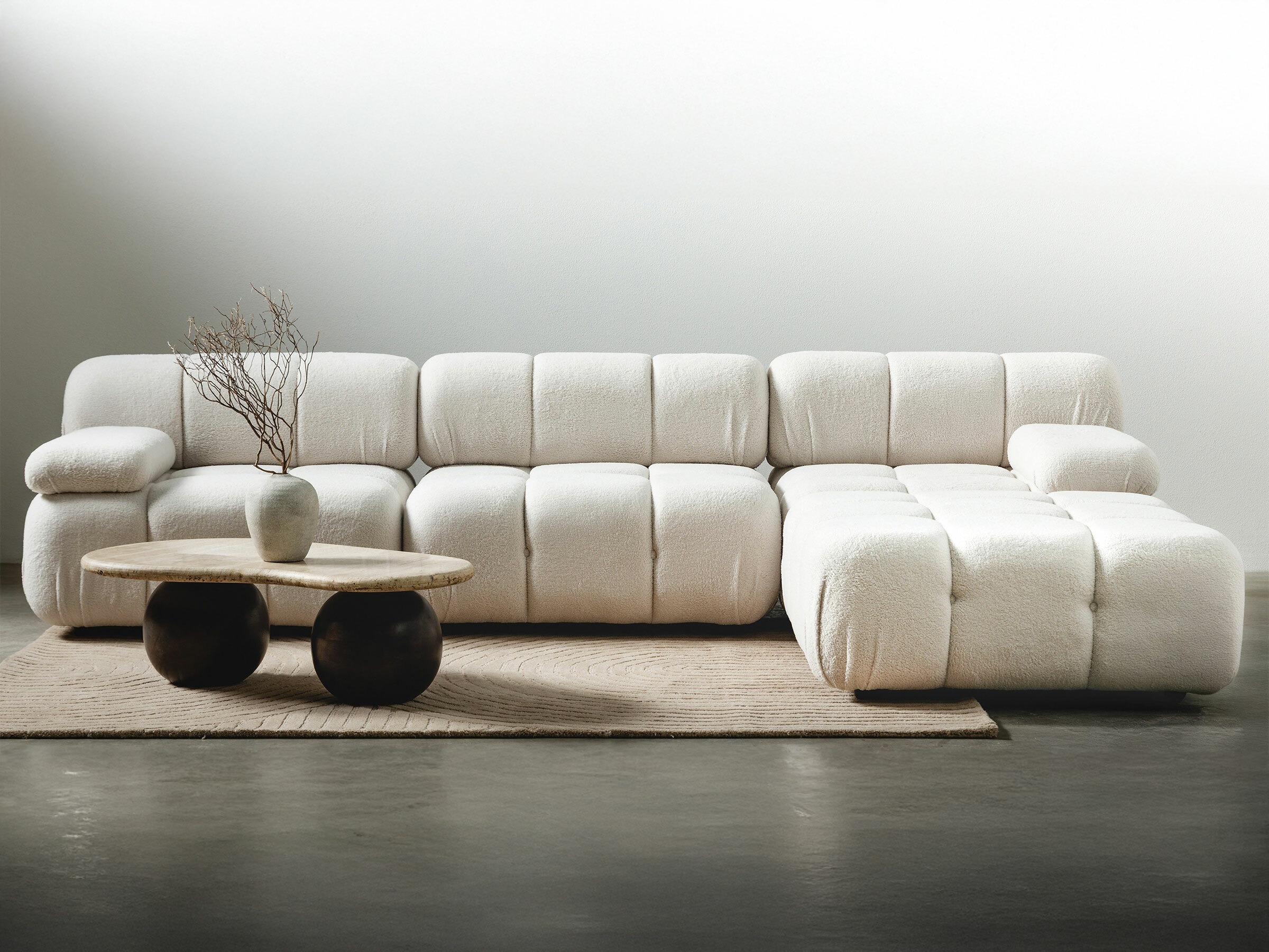 Modularna fotelja Tenmeri 100 (Svijetlo bež)