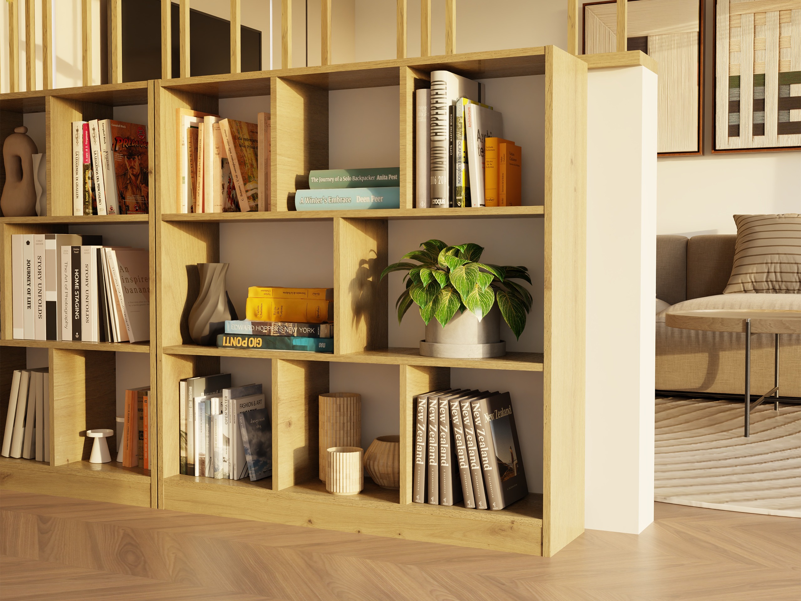 Polica Mandeville 307 (Artisan hrast)