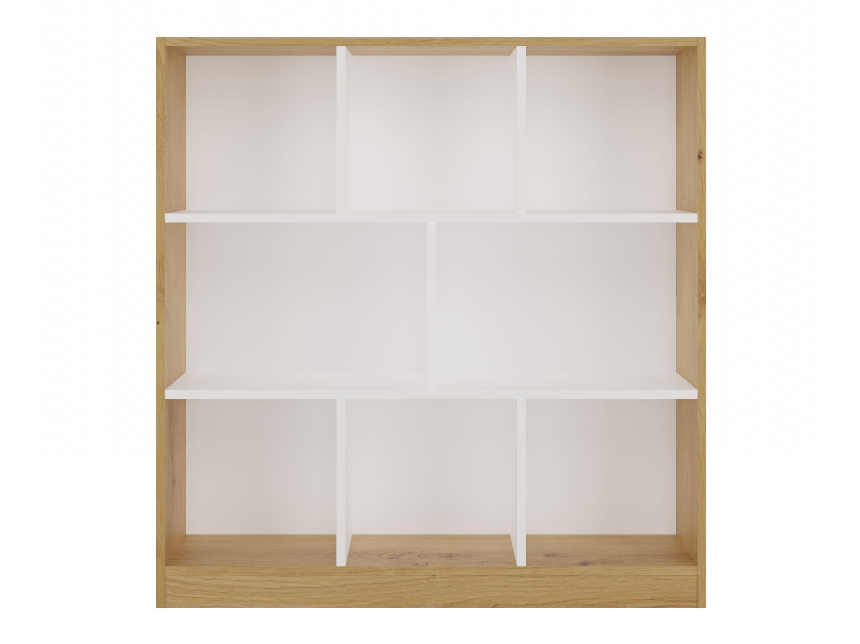 Polica Mandeville 307 (Bijela + Artisan hrast)