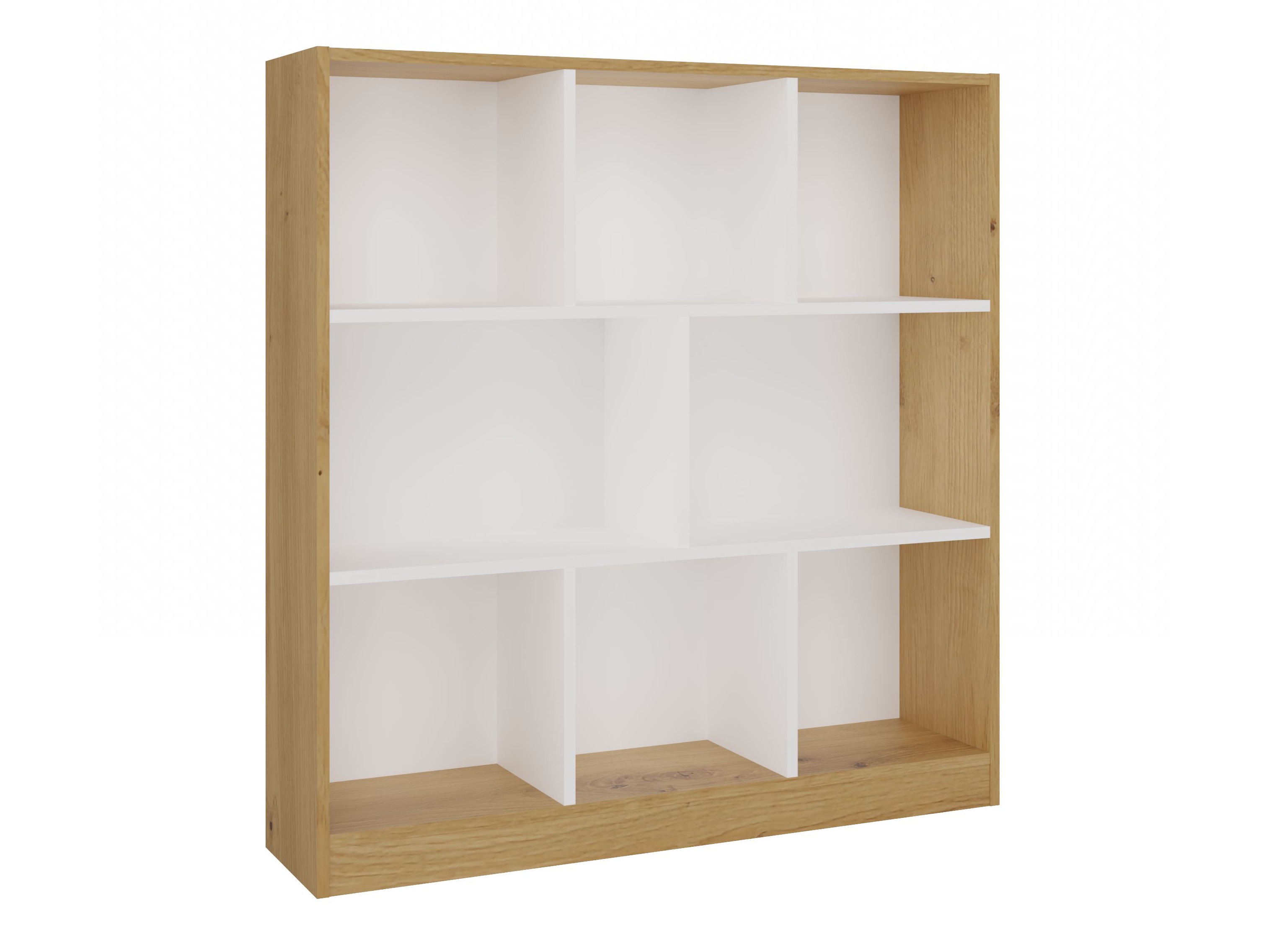 Polica Mandeville 307 (Bijela + Artisan hrast)