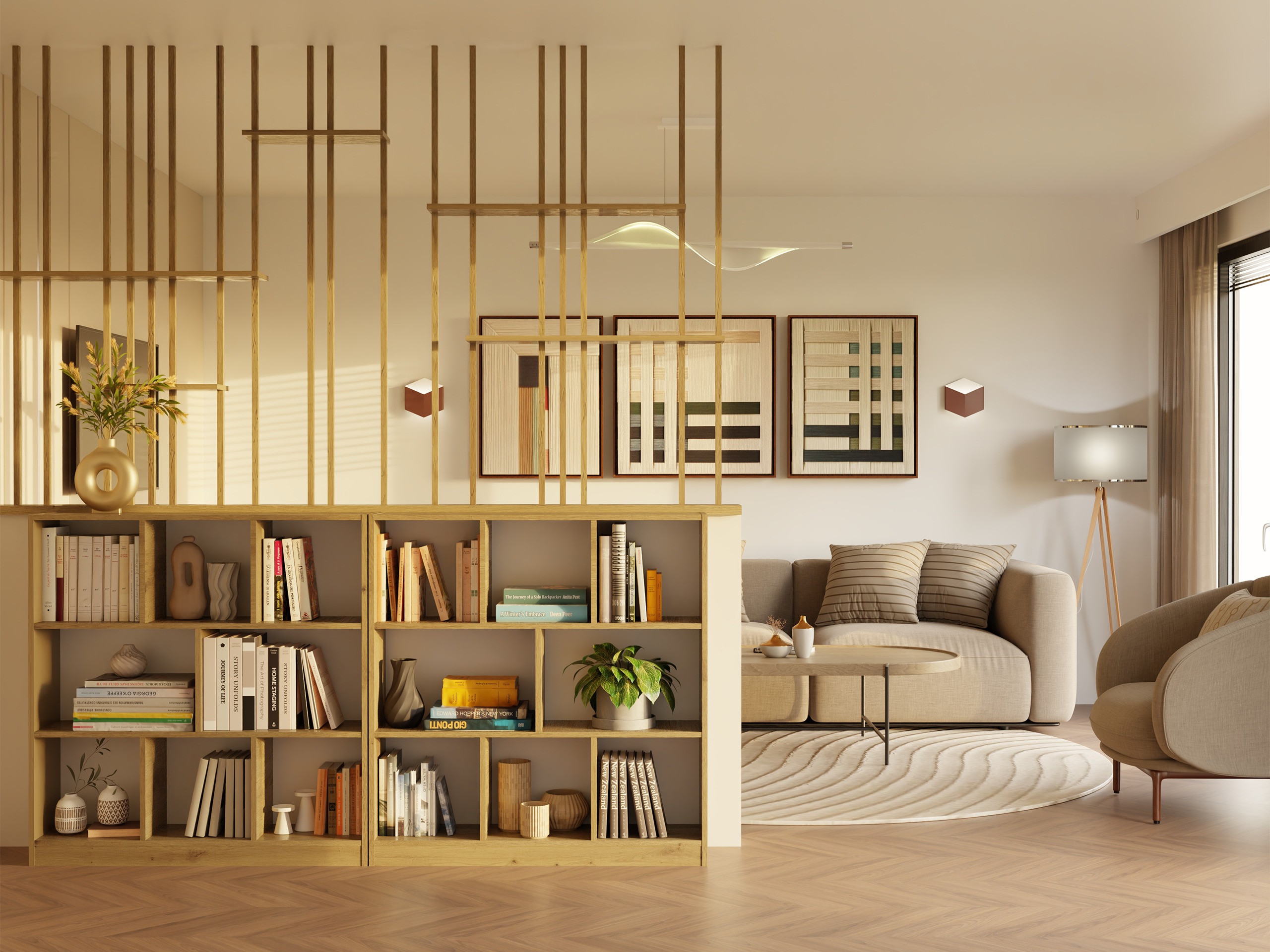 Polica Mandeville 307 (Hrast Artisan)