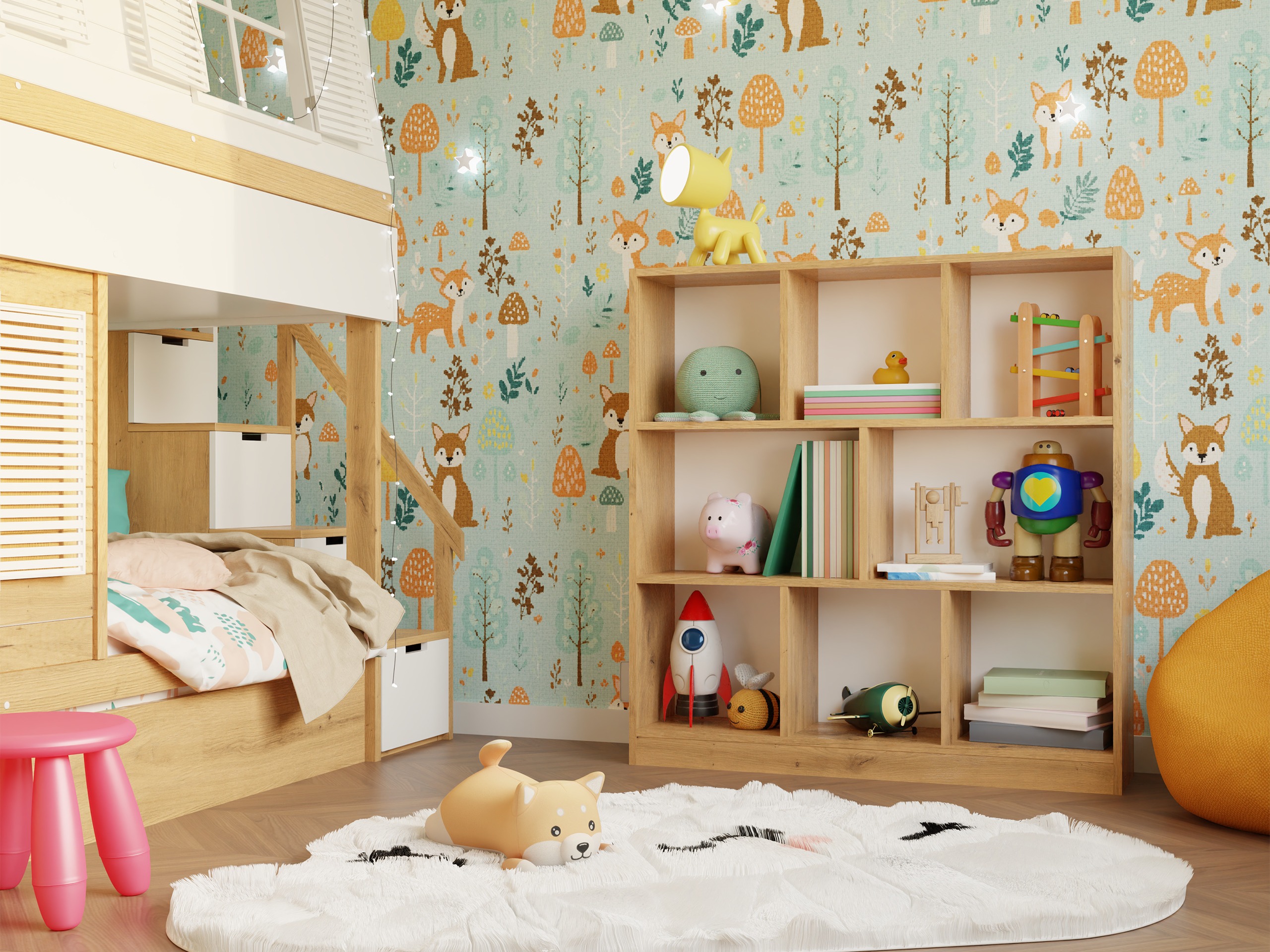 Polica Mandeville 307 (Hrast Artisan)