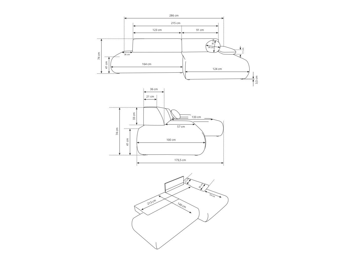 Kutna garnitura Kingston 183 (Puenet 34)