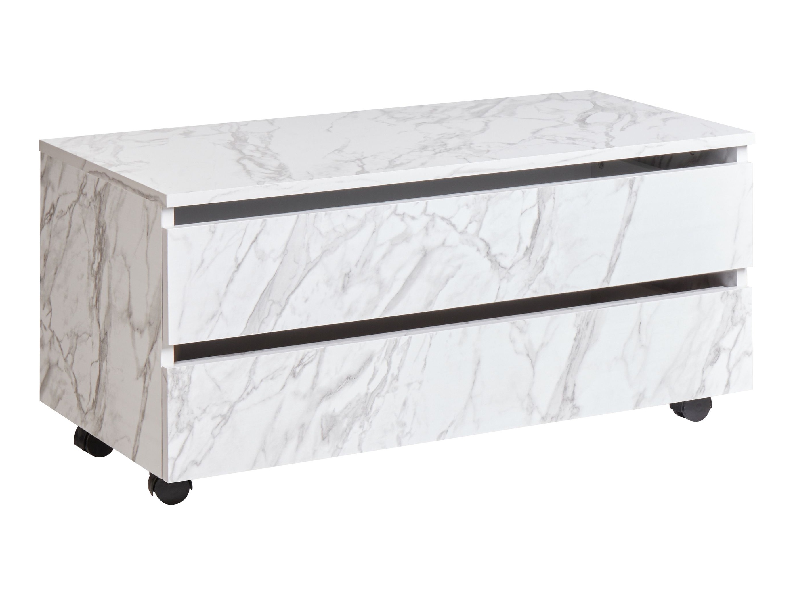 Samostojeći kupaonski ormarić Berwyn 2755 (Bijeli mramor)