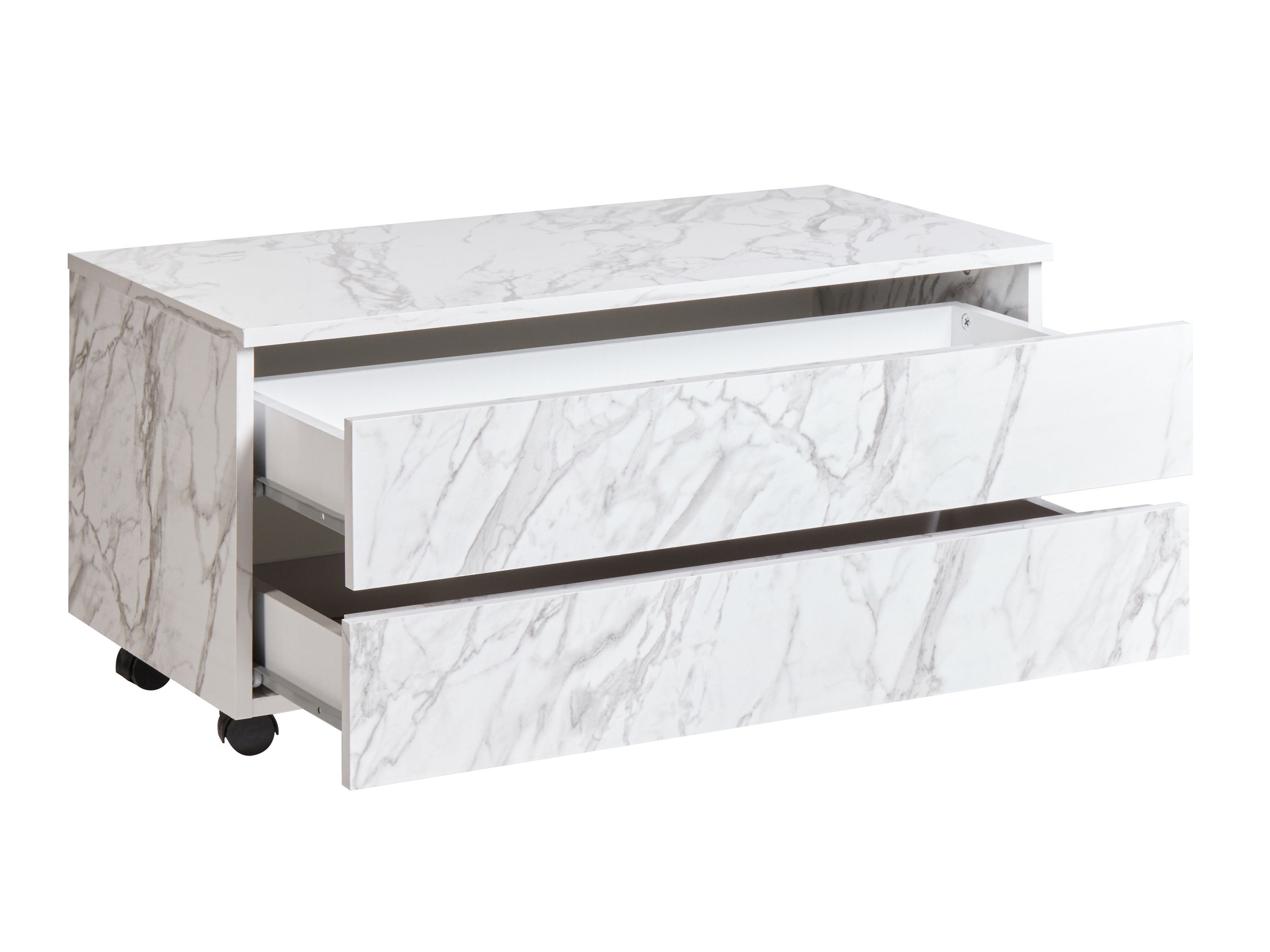 Samostojeći kupaonski ormarić Berwyn 2755 (Bijeli mramor)