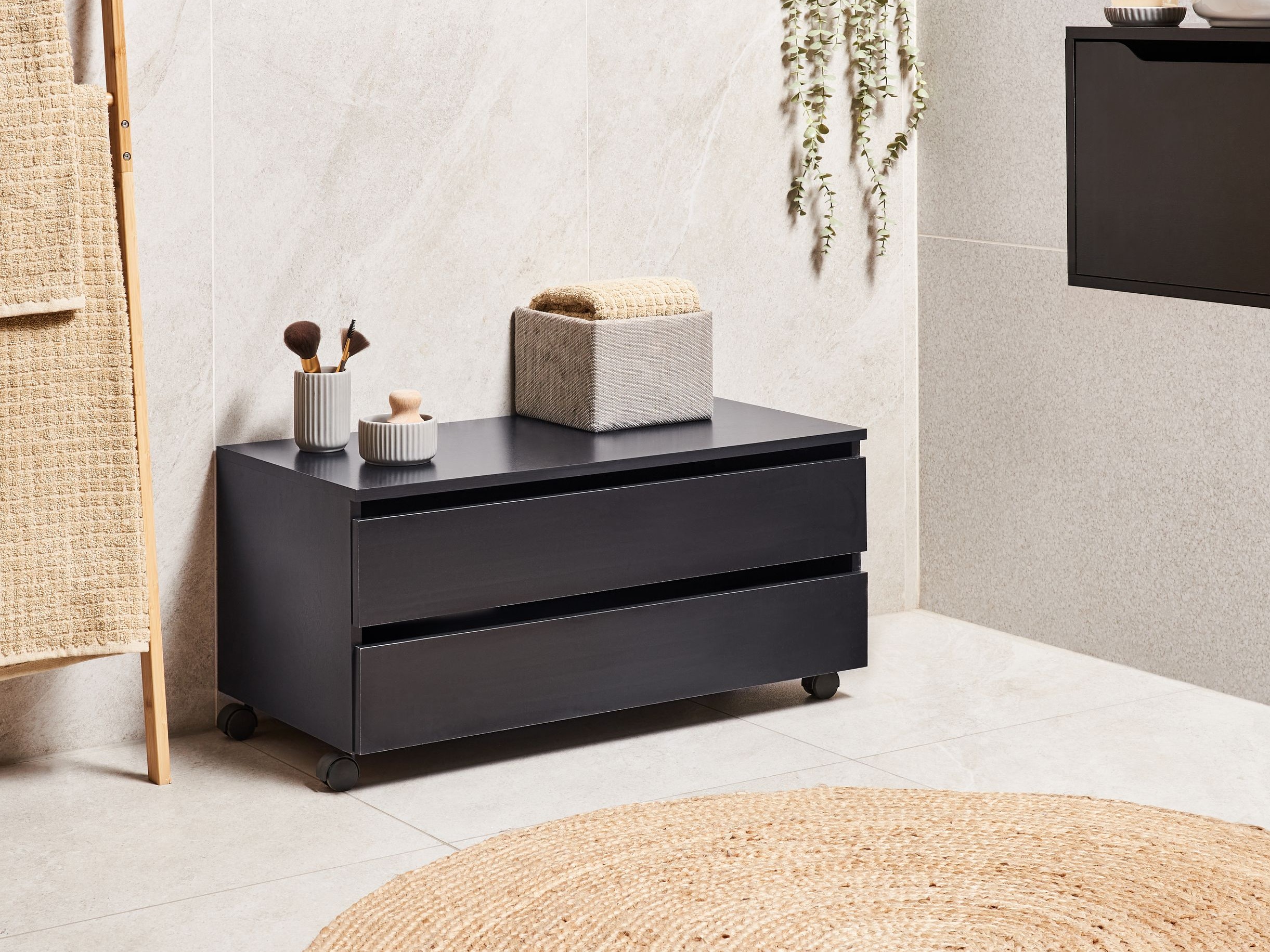 Samostojeći kupaonski ormarić Berwyn 2755 (Crna)