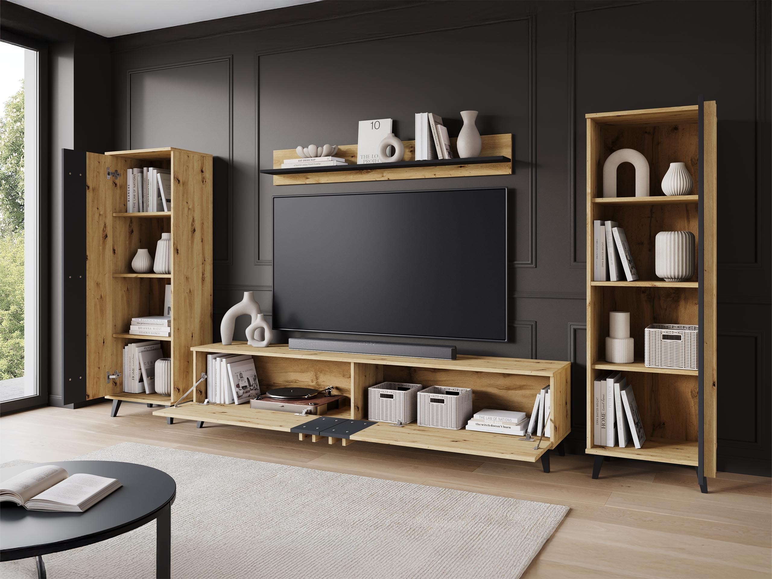 Set za dnevni boravak Temora 102 (Grafit)