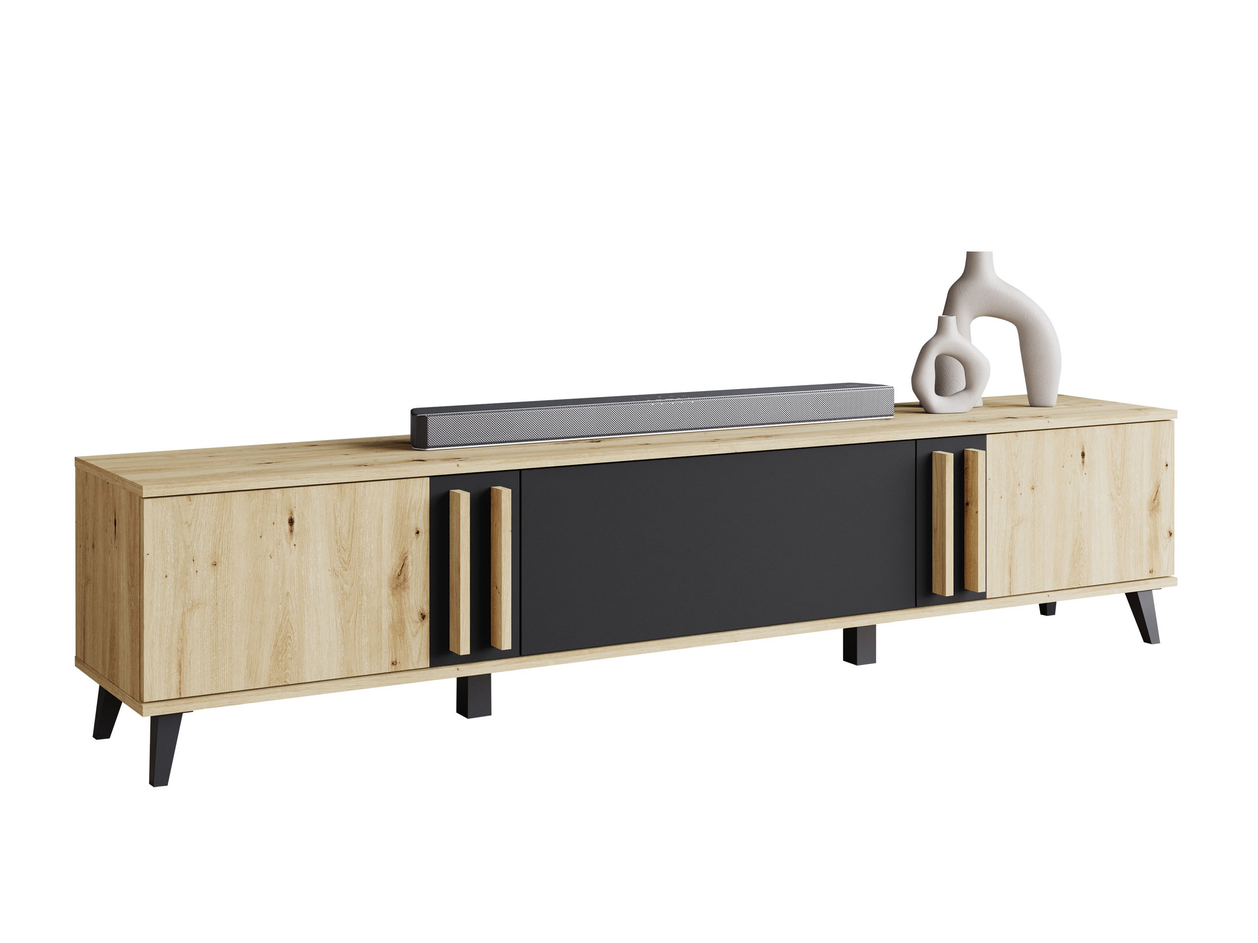 TV stol Temora 101 (Hrast Artisan + Grafit)
