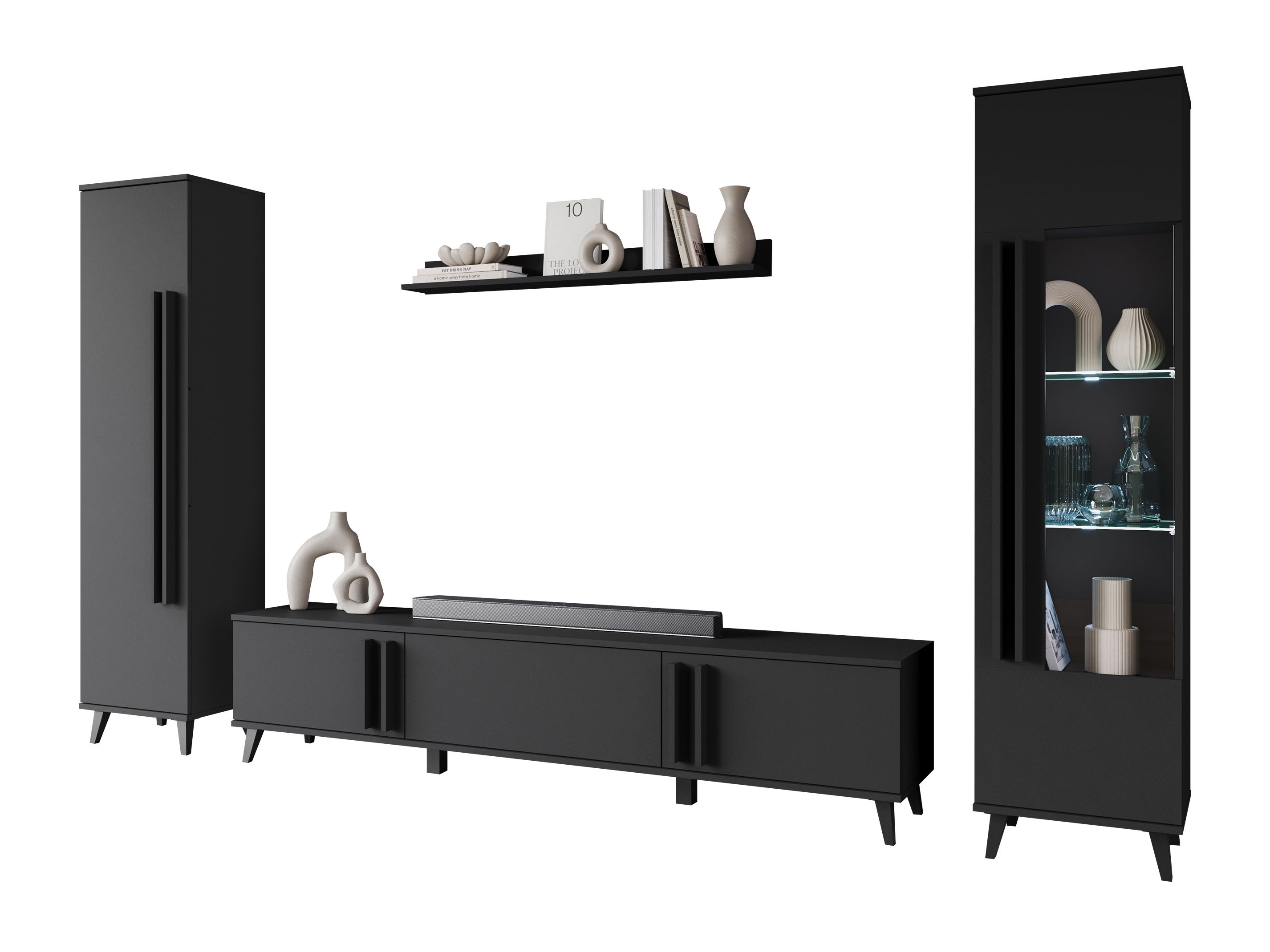 Set za dnevni boravak Facetor II (Grafit)