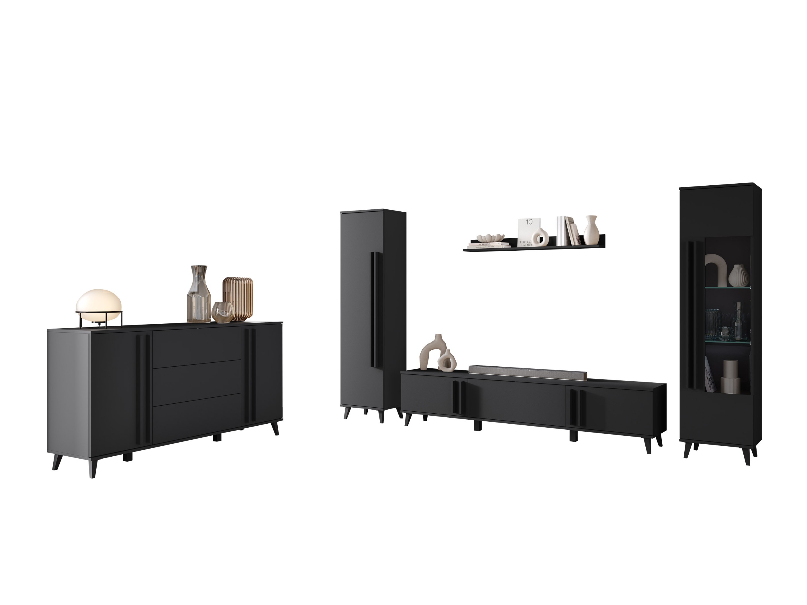 Set za dnevni boravak Facetor IV (Grafit)