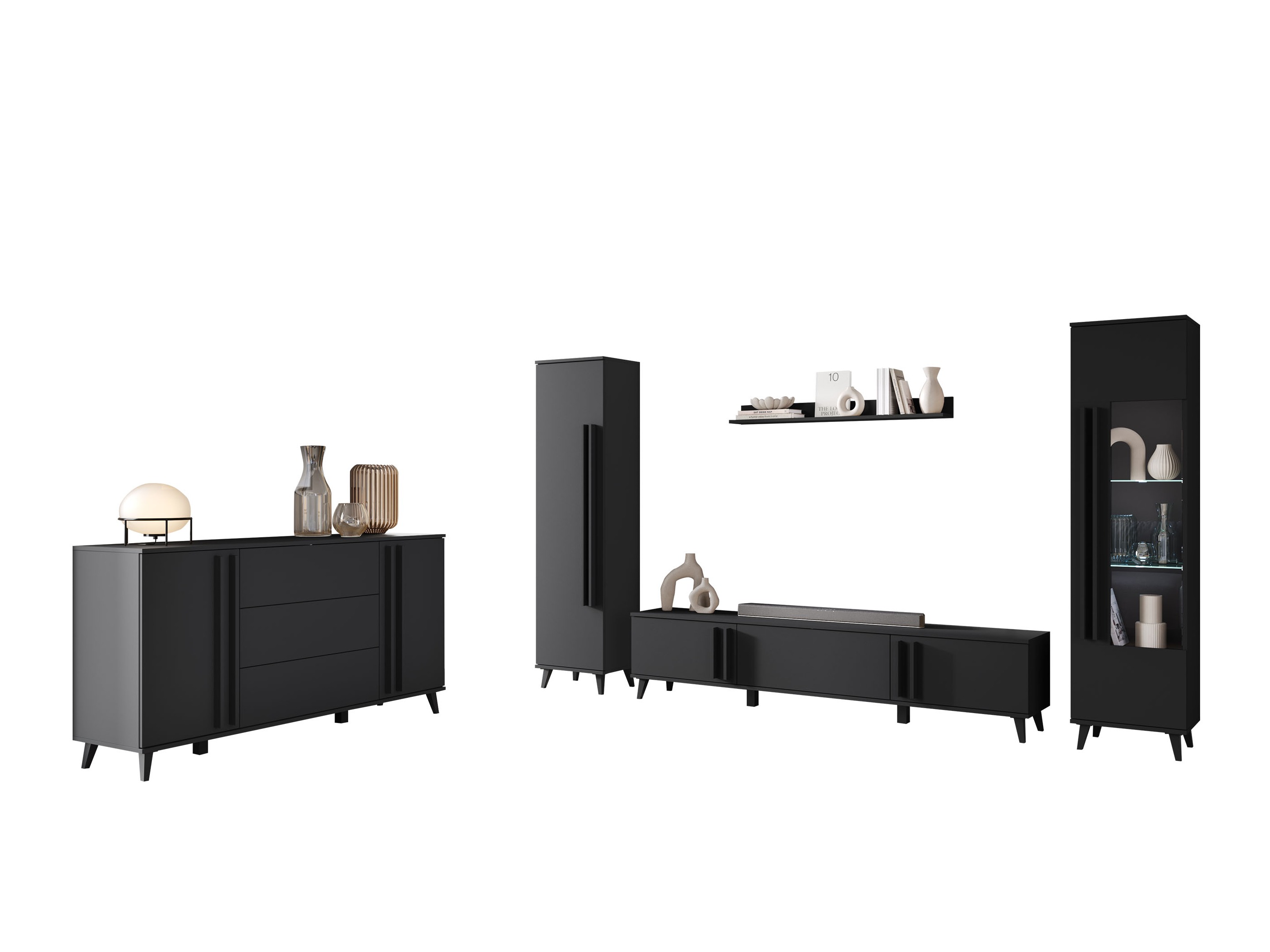 Set za dnevni boravak Facetor IV (Grafit)