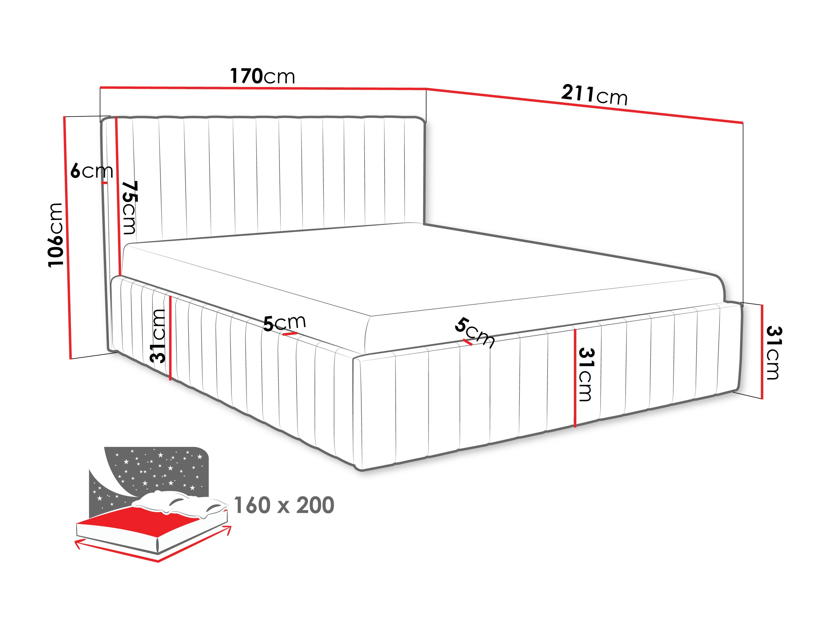 Krevet Baltimore 202 (Fresh 8)