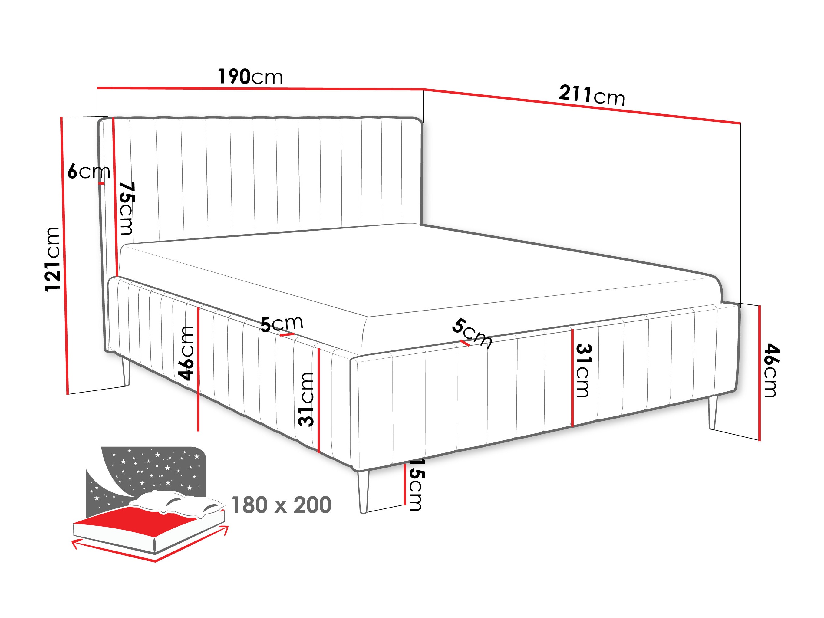 Krevet Baltimore 203 (Fresh 1)