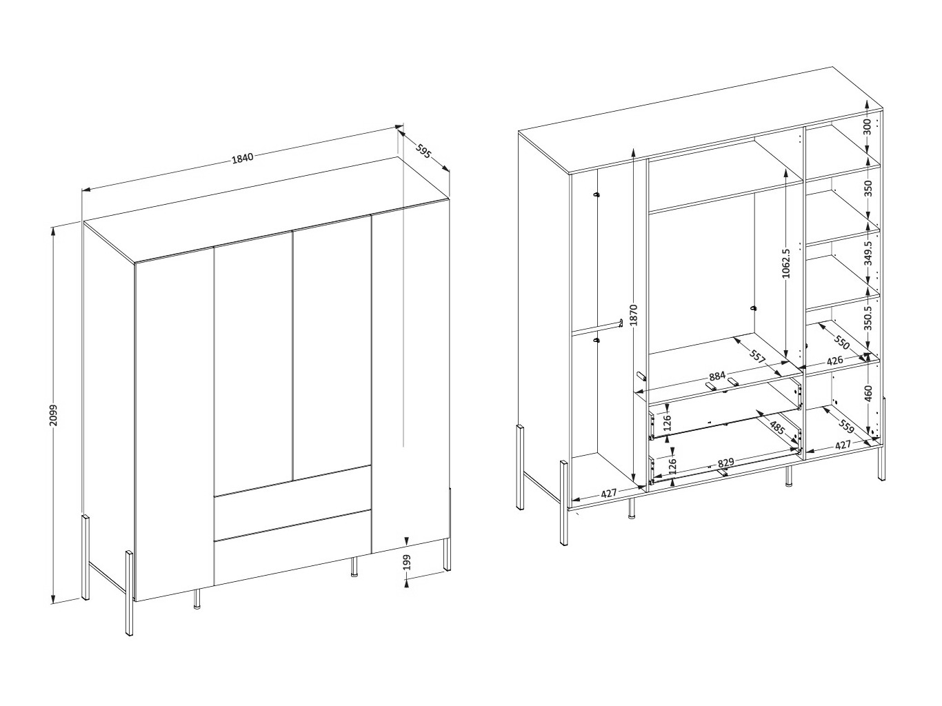 Set za spavaću sobu Etsore 115