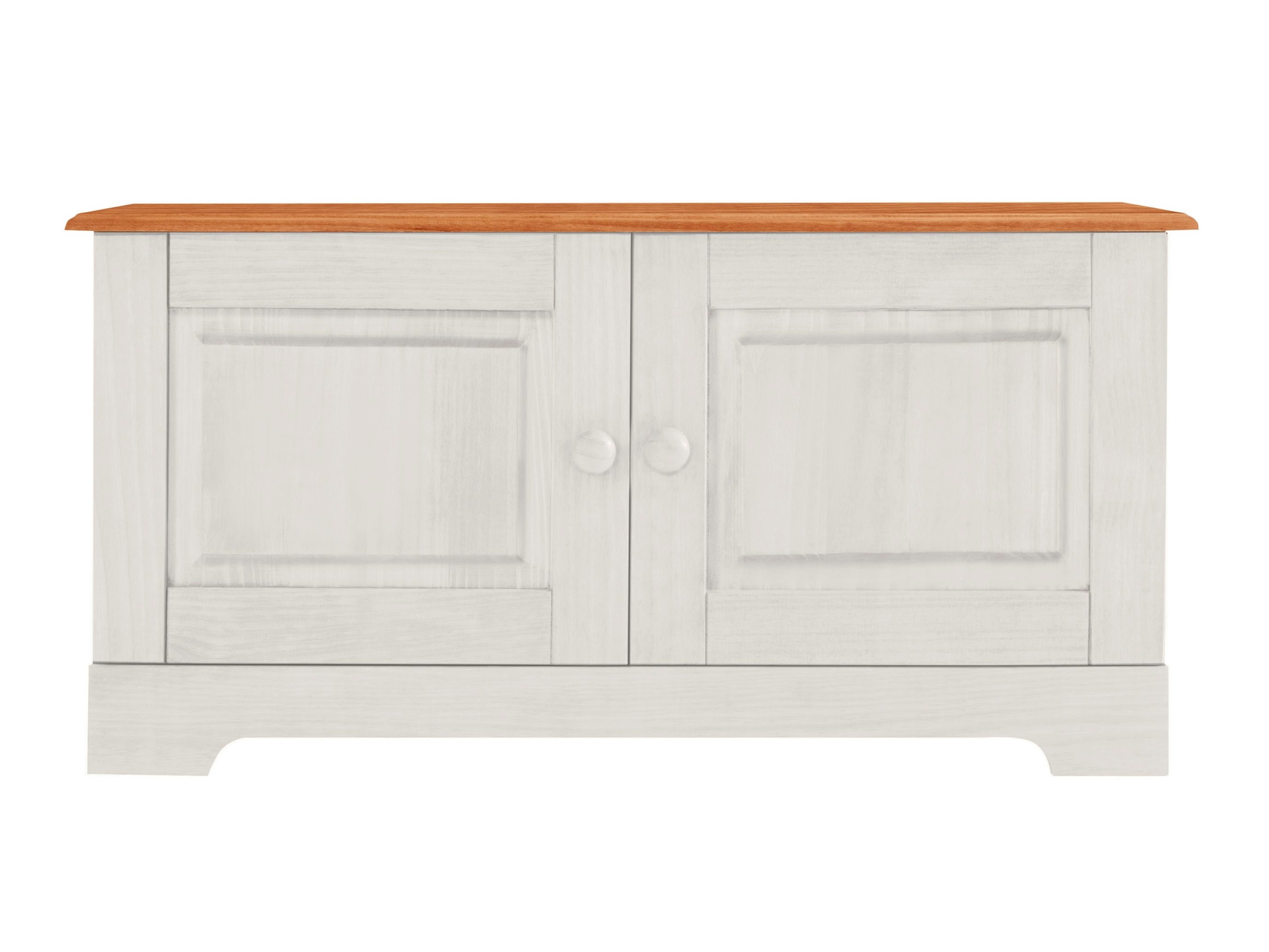 Ormarić za cipele Cavfelo 113 (Bijela + Medeni hrast)