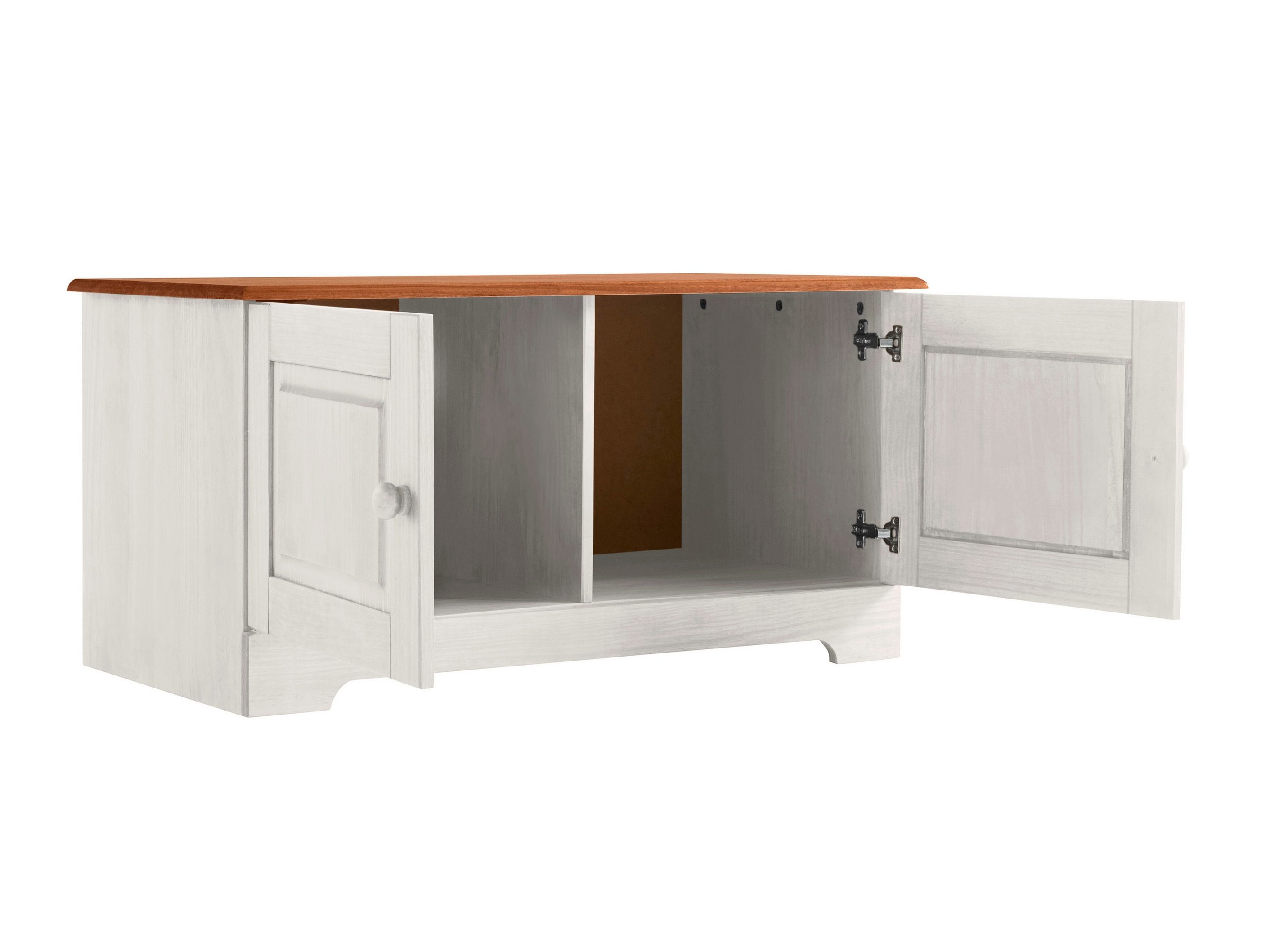 Ormarić za cipele Cavfelo 113 (Bijela + Medeni hrast)